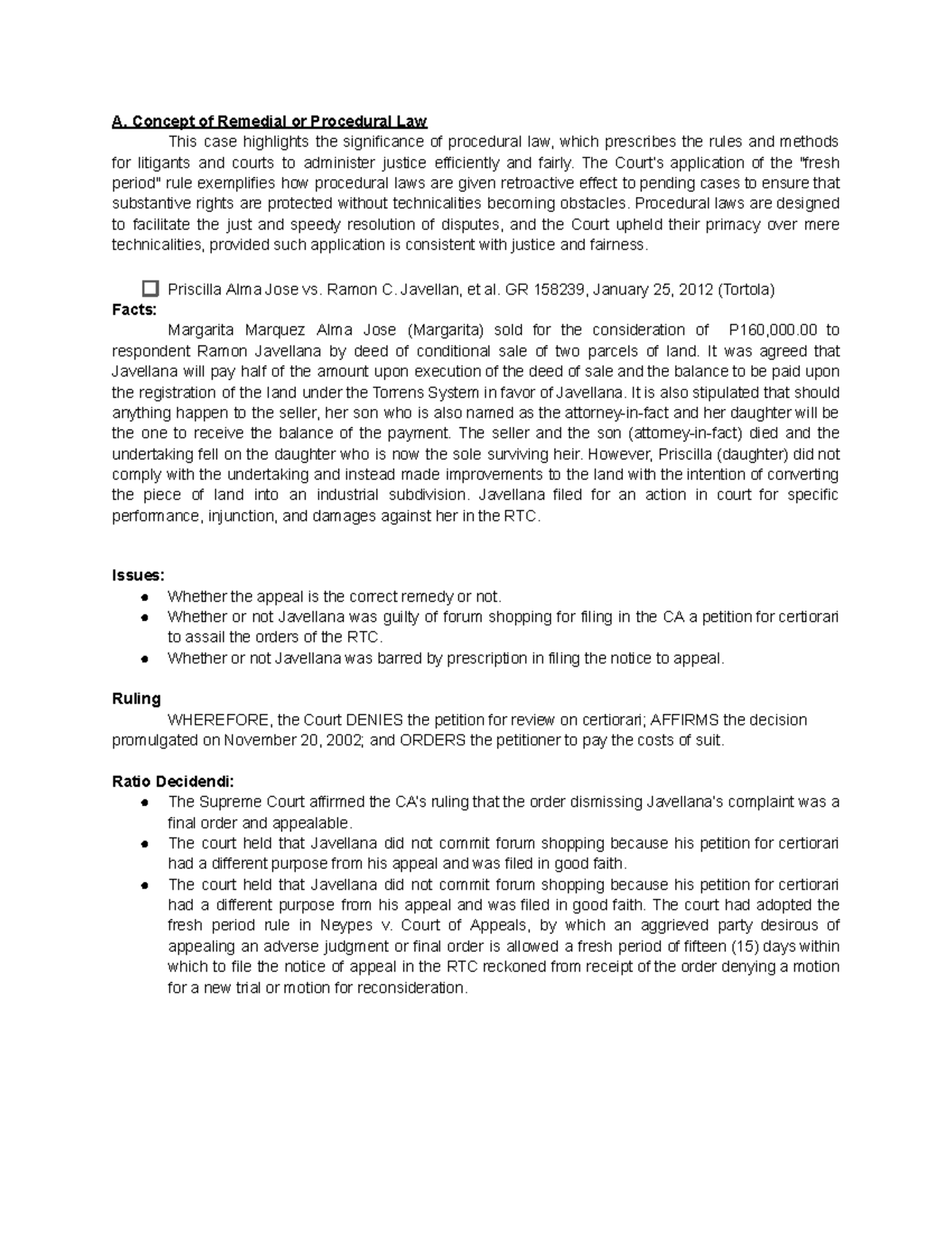 Civ Pro Cases Group 1: Key Legal Principles and Rulings - Studocu