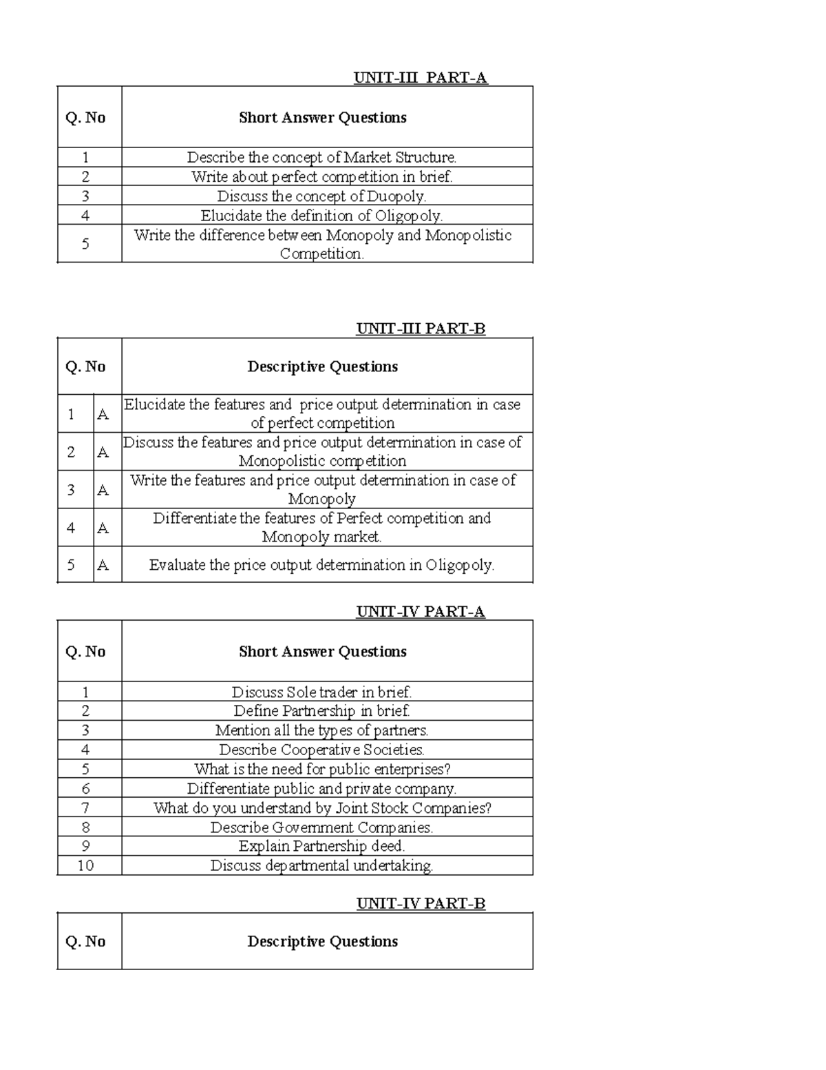 III-II MEFA QB 2024-25 Midterm Short Answer & Descriptive Questions ...