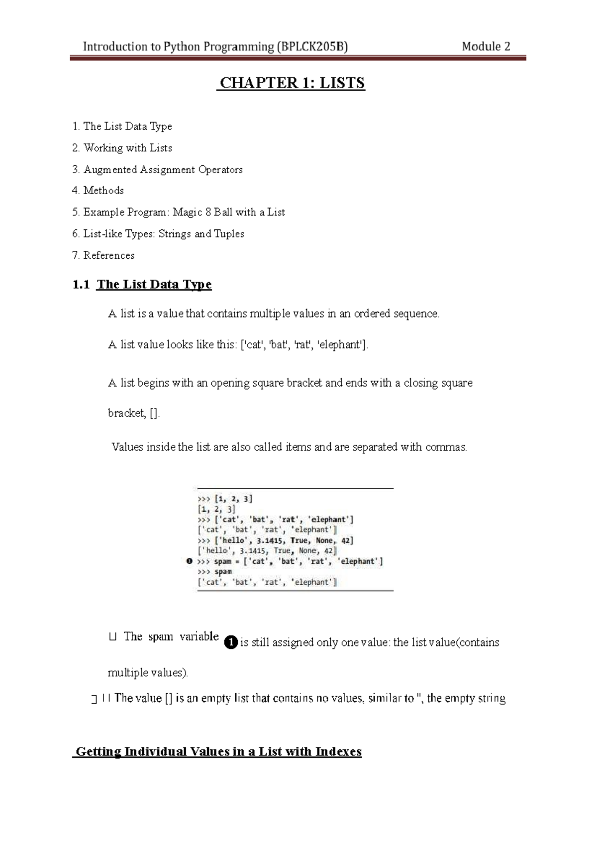 Module 2: Understanding Lists in Python - Important Concepts & Examples ...