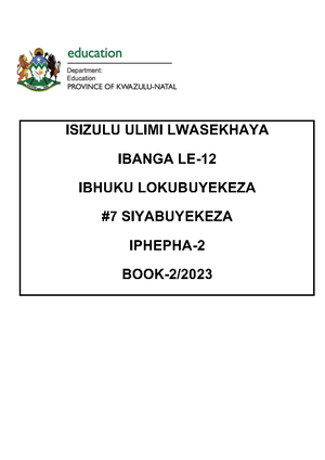 [Solved] Yini ibizo nikeza nezibonelo zamabizo - IsiZulu - Home ...