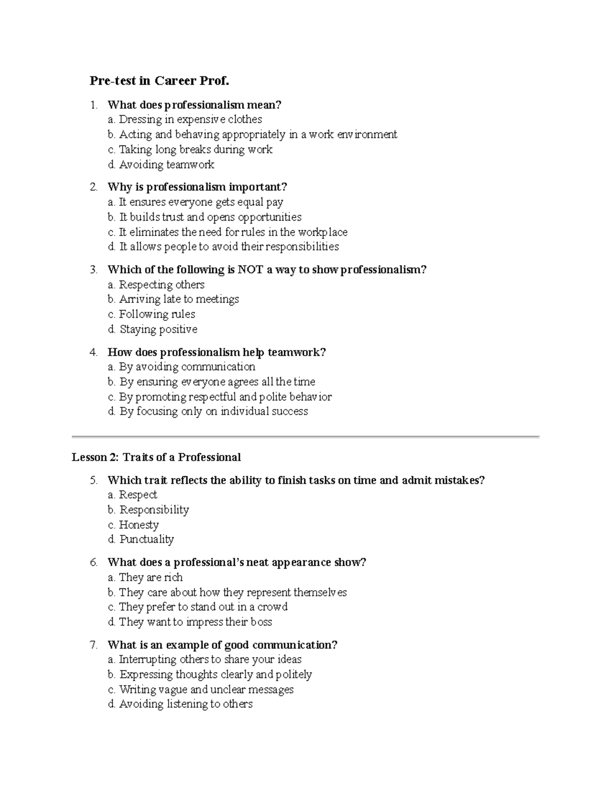 PRETEST CAREER OPPORTUNITIES visual data 5