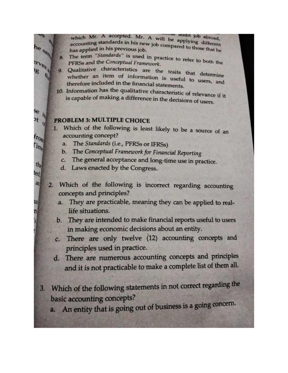 ACCT 101 - Final Exam Notes on Accounting Concepts and Principles - Studocu