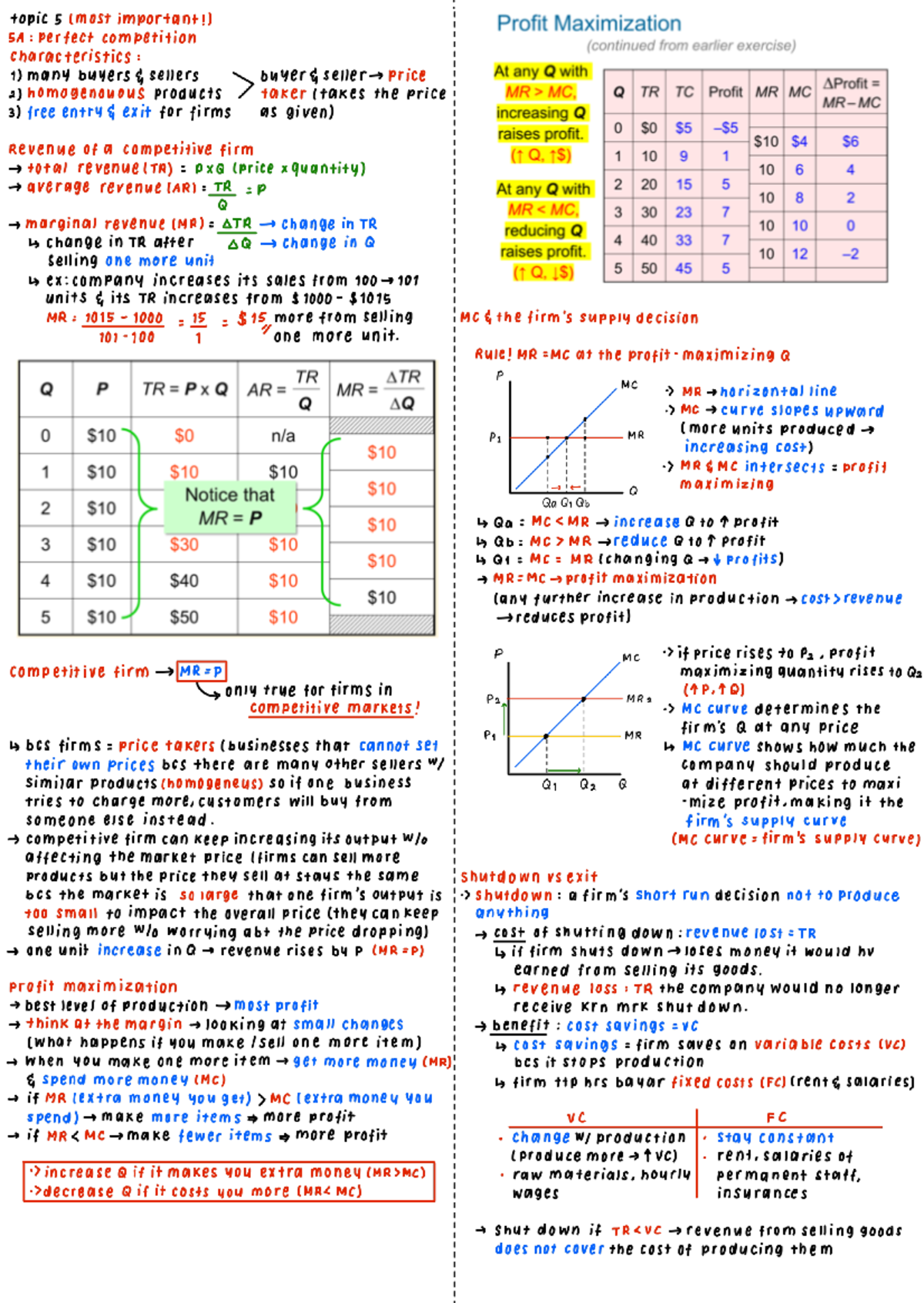 Midterm Rev. 3: Perfect Competition & Monopoly Concepts - Studocu