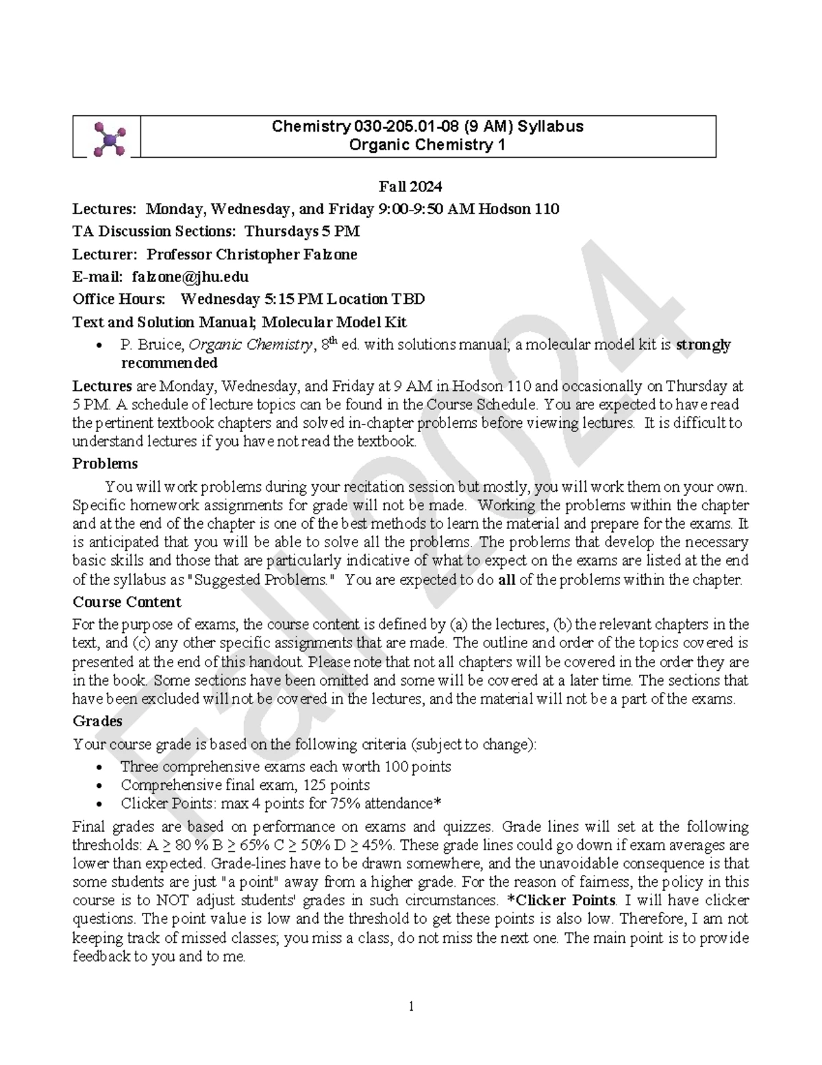Organic Chem II (2024) Exam 3 Review Notes with Prof. Klausen - Studocu