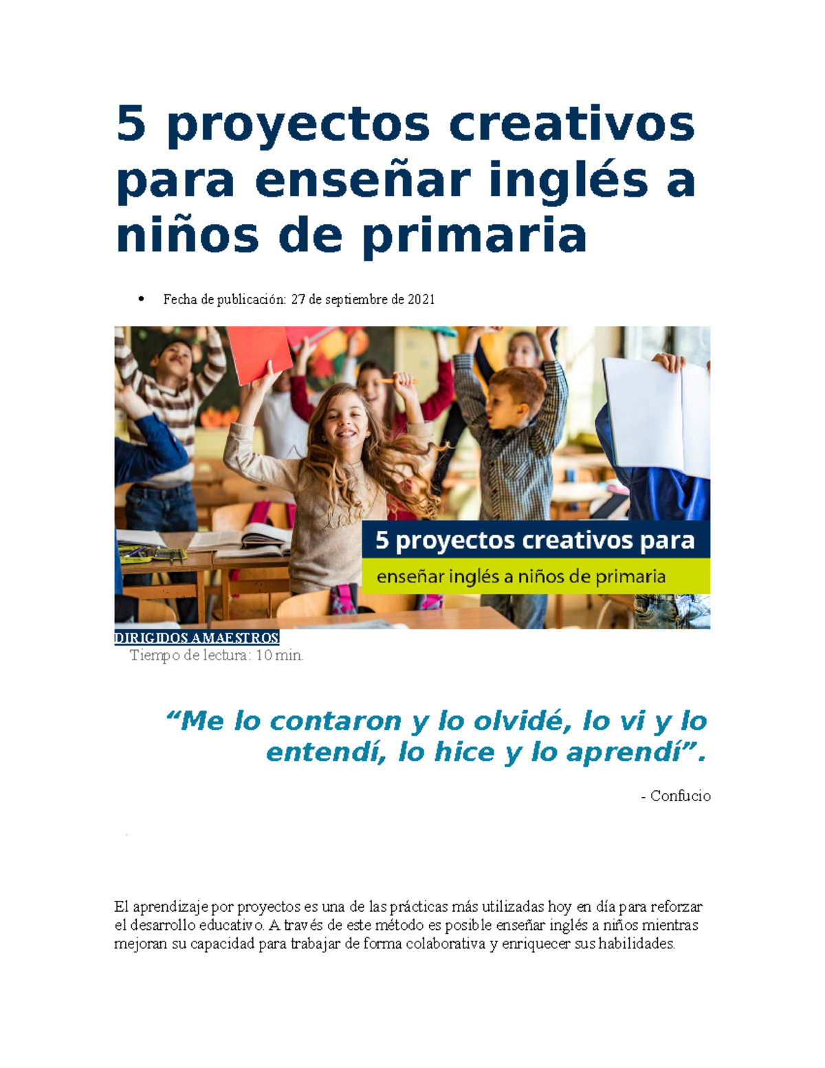 primaria-proyecto-bueno-5-proyectos-creativos-para-ense-ar-ingl-s-a