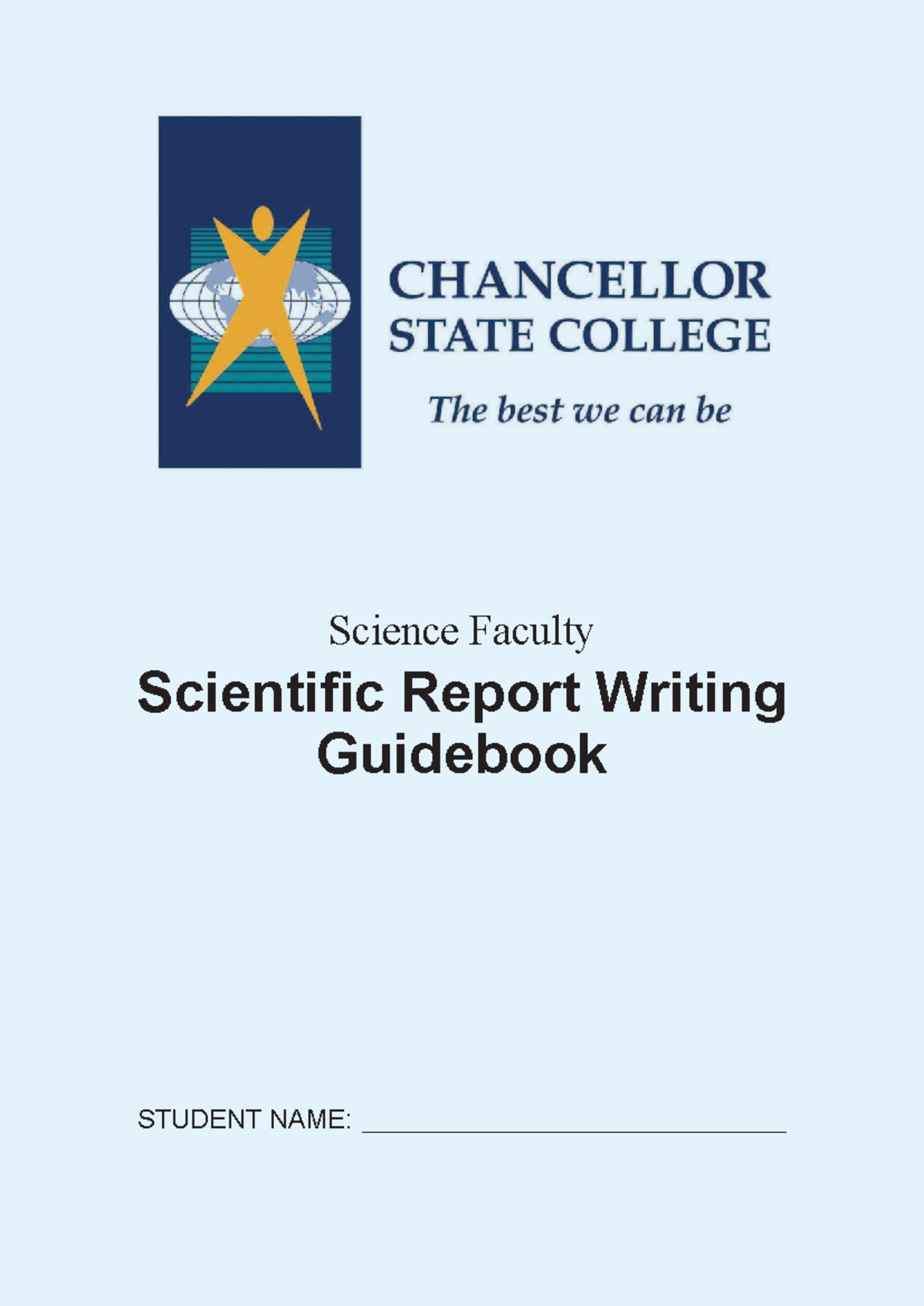 Scientific Report Writing Guidebook for Science Faculty (CHANCELLOR ...