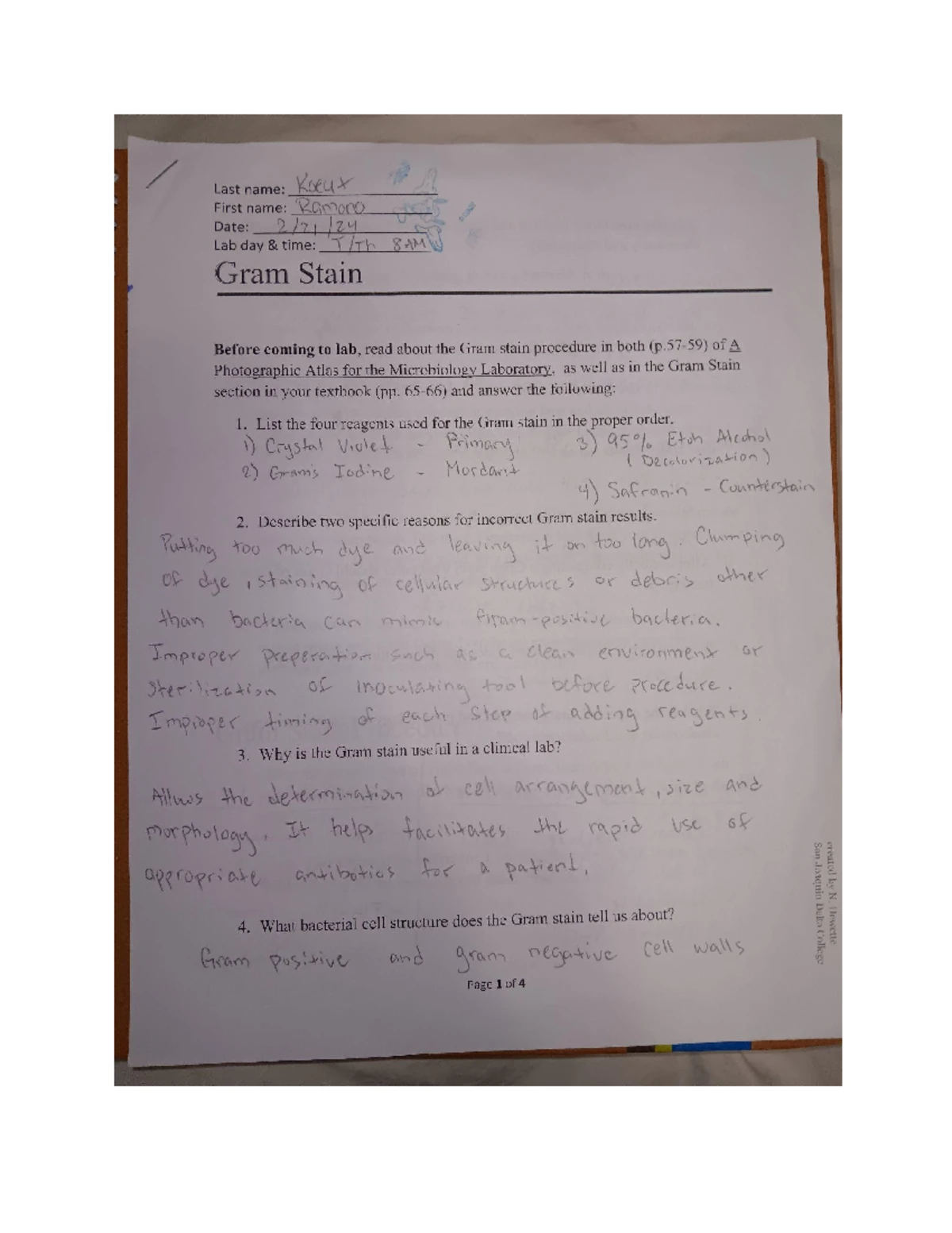 Lab Report on Microscope Usage and Techniques - Studocu