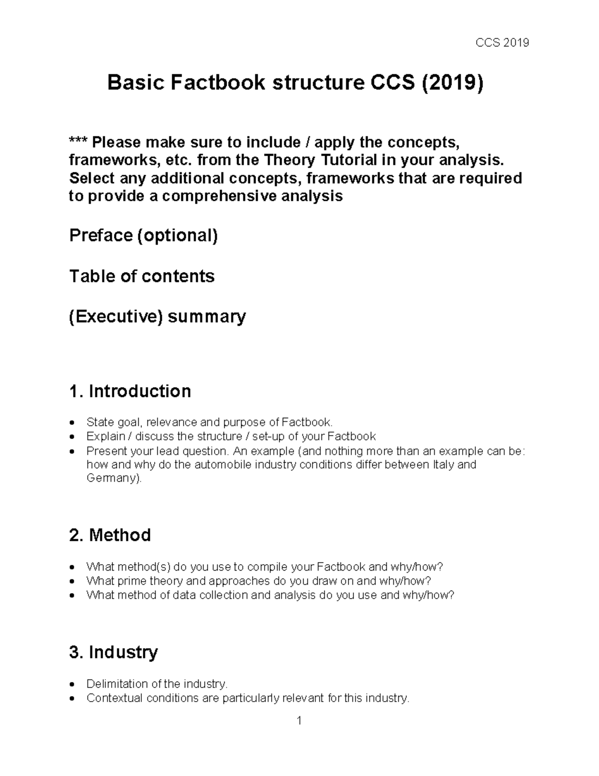 CCS 2019 - Factbook Structure Analysis: A Comparative Study of ...