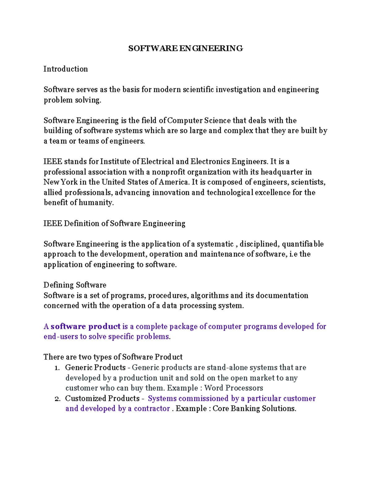 Unit2final - FOR 4TH SEM SOFTWARE ENGINEERING - ####### UNIT 2 ...