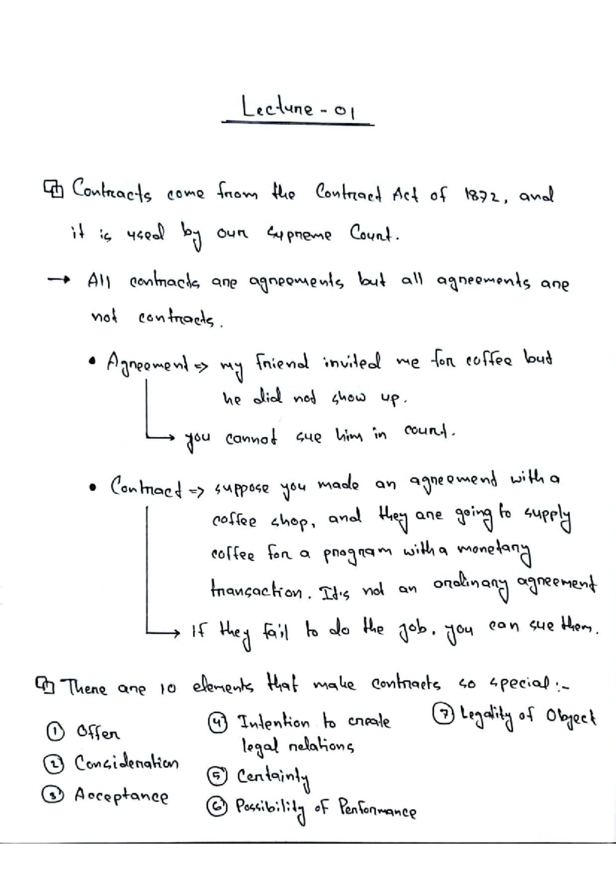 BUS360 - Key Elements of Contract Law Explained - Studocu