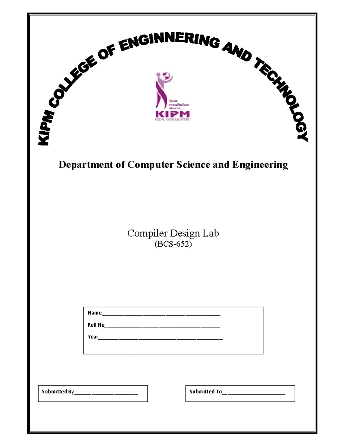 CD Prac. 6-10 - Compiler Design Practical File: First & Follow Sets ...