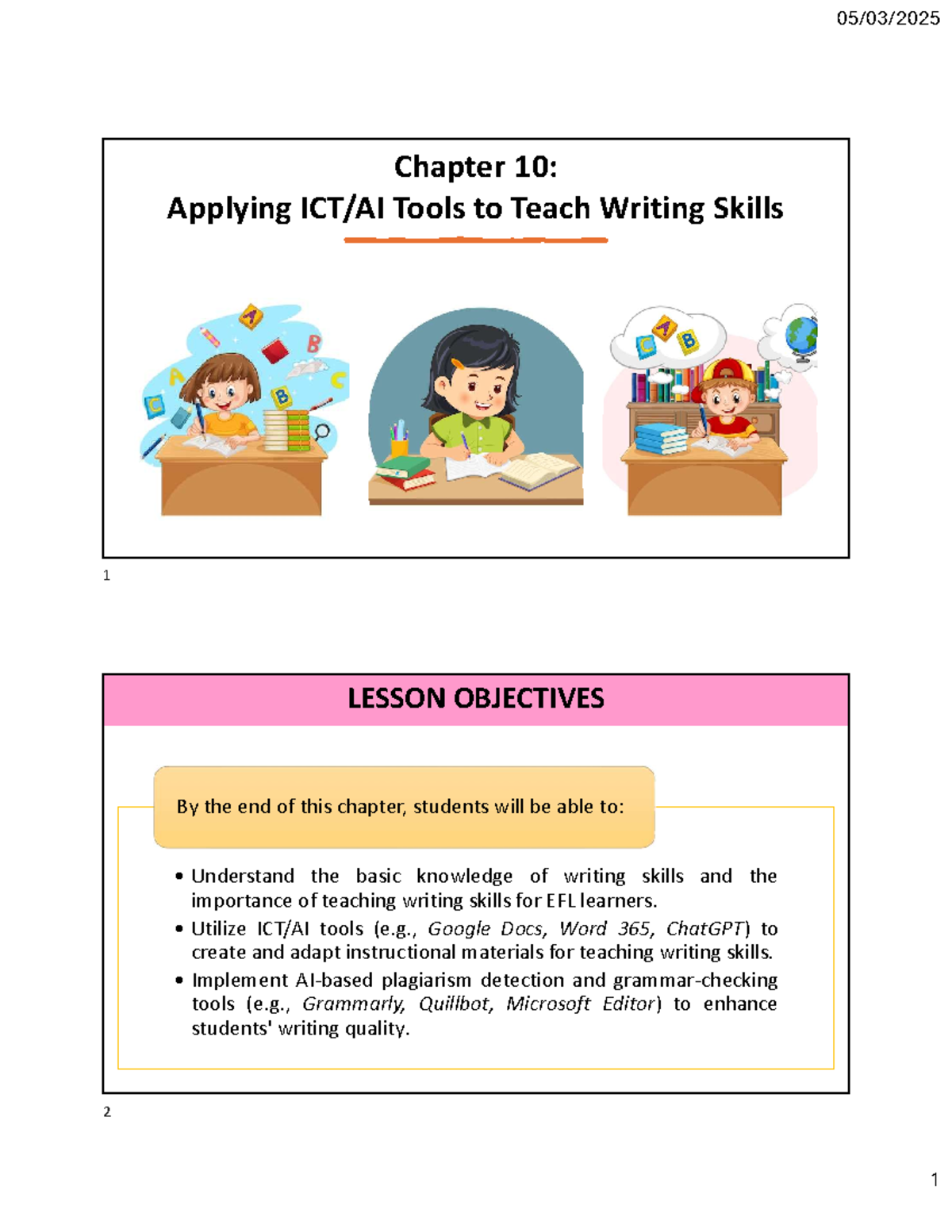 Chapter 10 - Applying ICT - AI Tools to Teach Writing Skills-đã gộp ...
