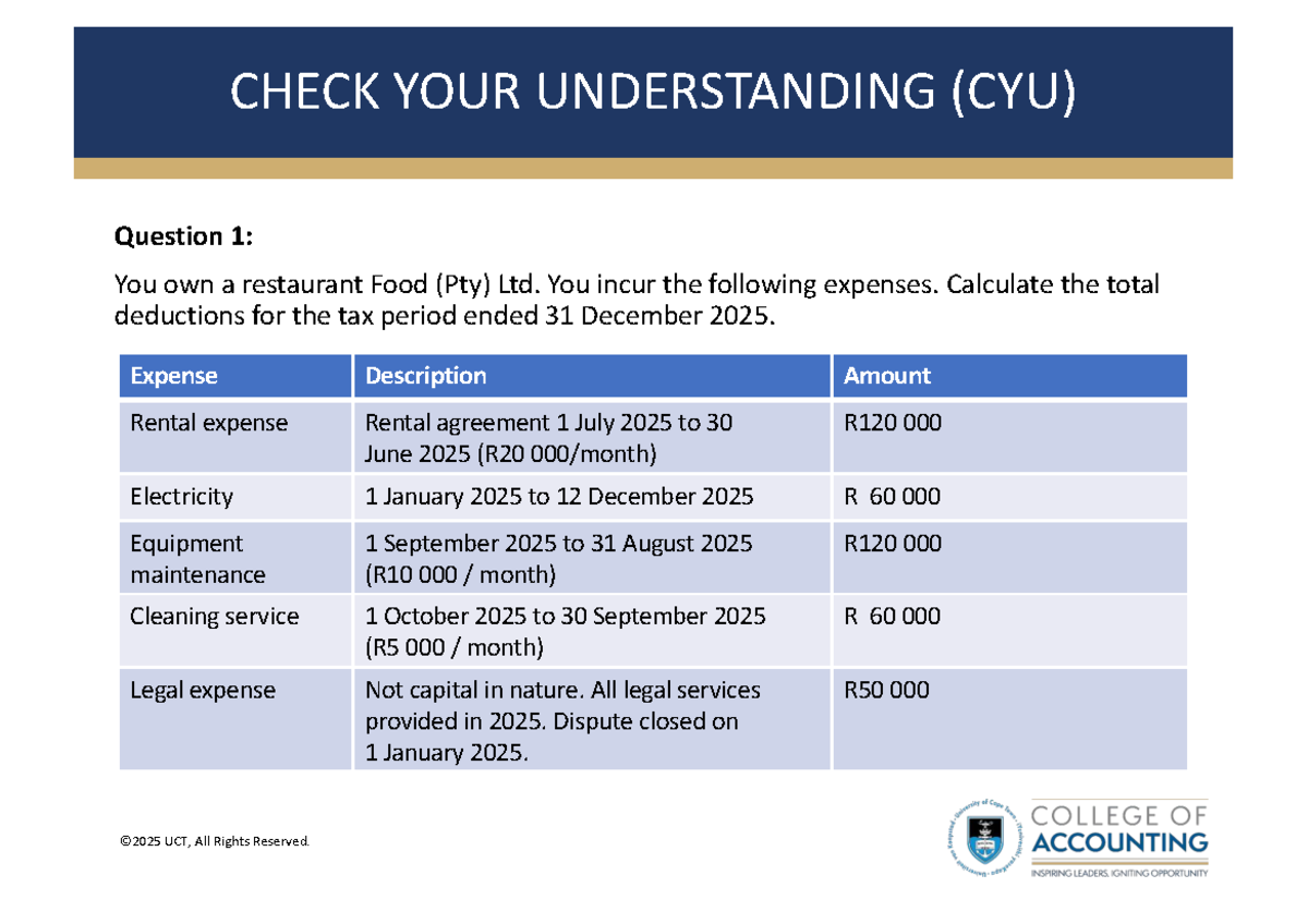 Module 6 CYU: Tax Deductions & Income Calculation Solutions - Studocu