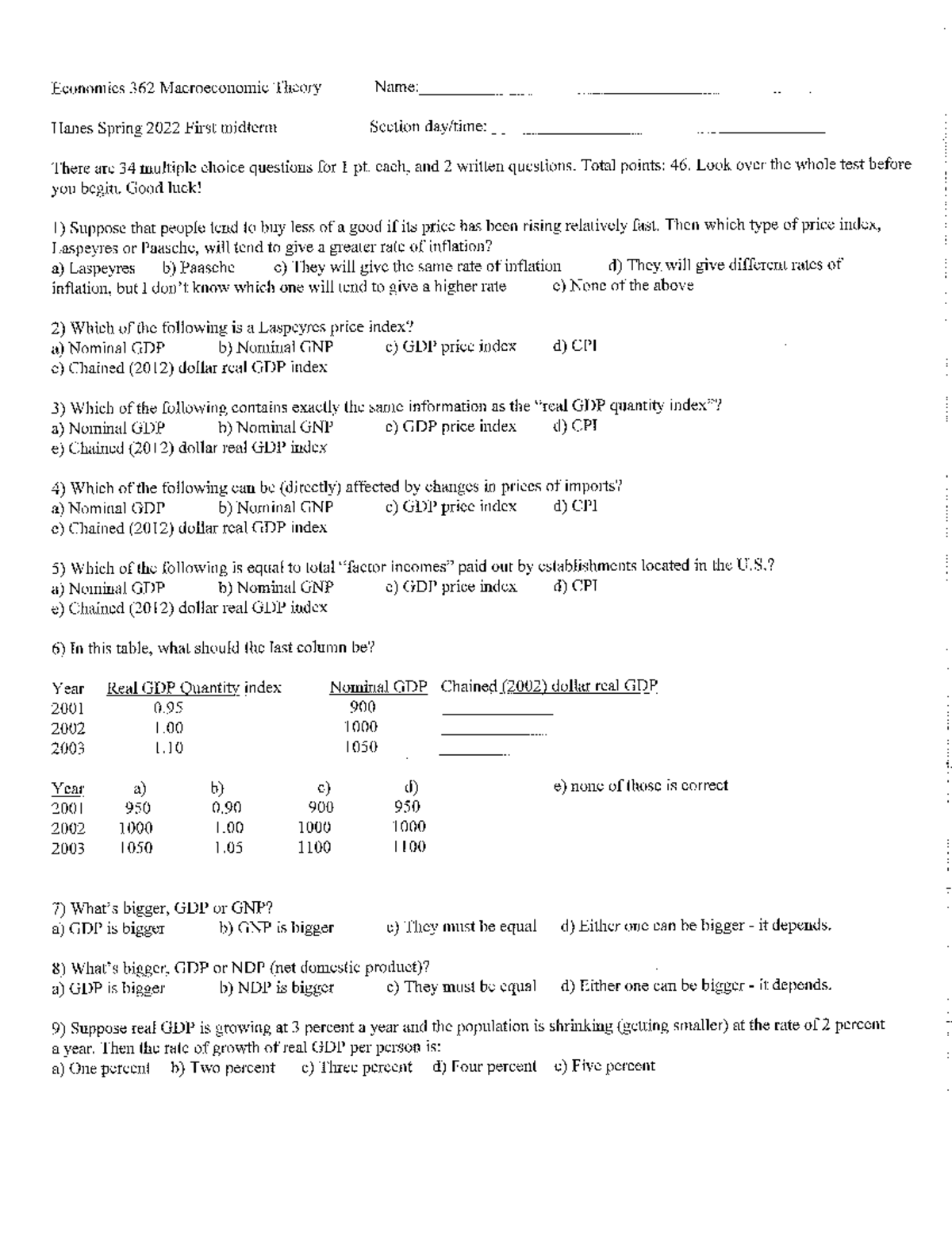 First Midterm Exam Study Guide - Studocu