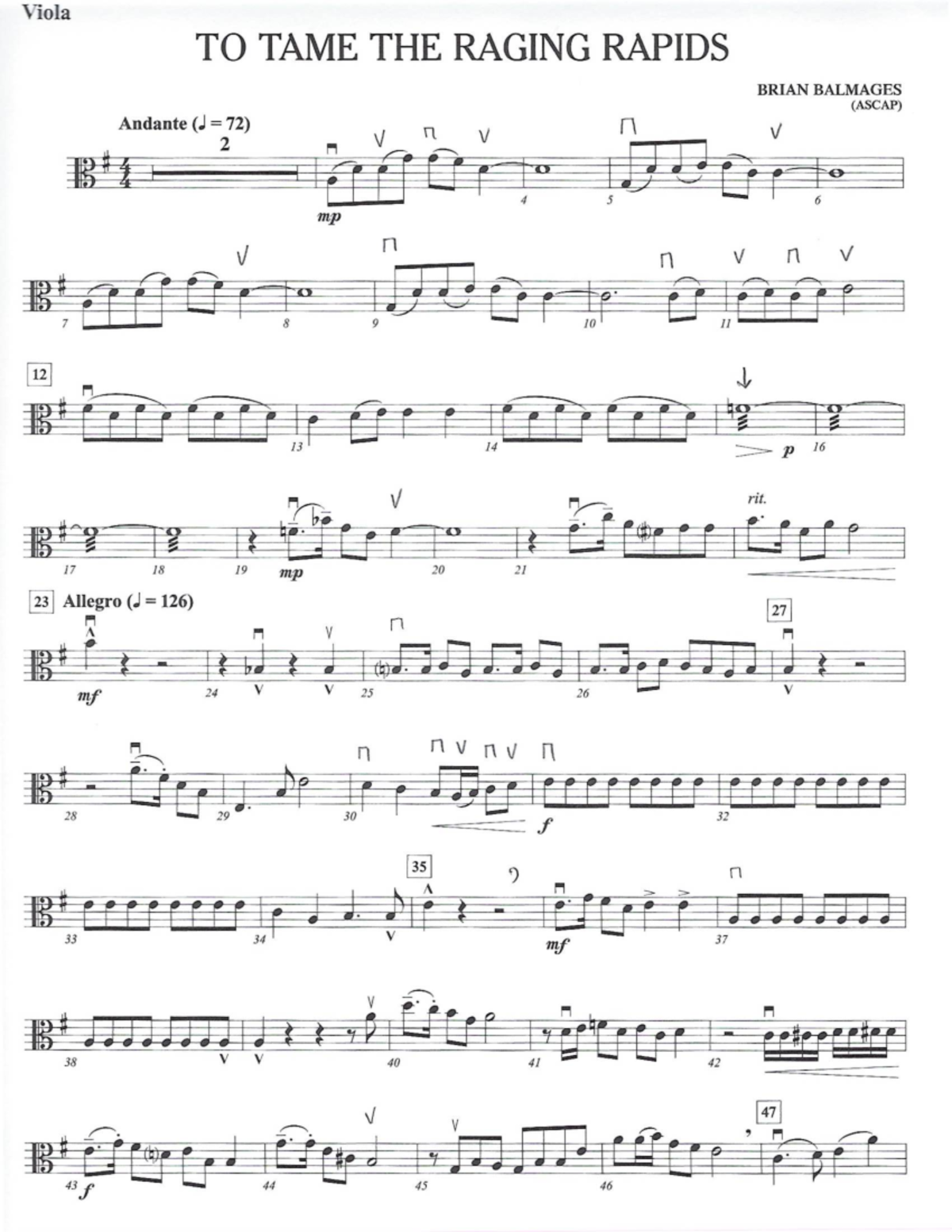 ISO-Raging Rapids-Viola - Viola TO TAME THE RAGING RAPIDS BRIAN ...