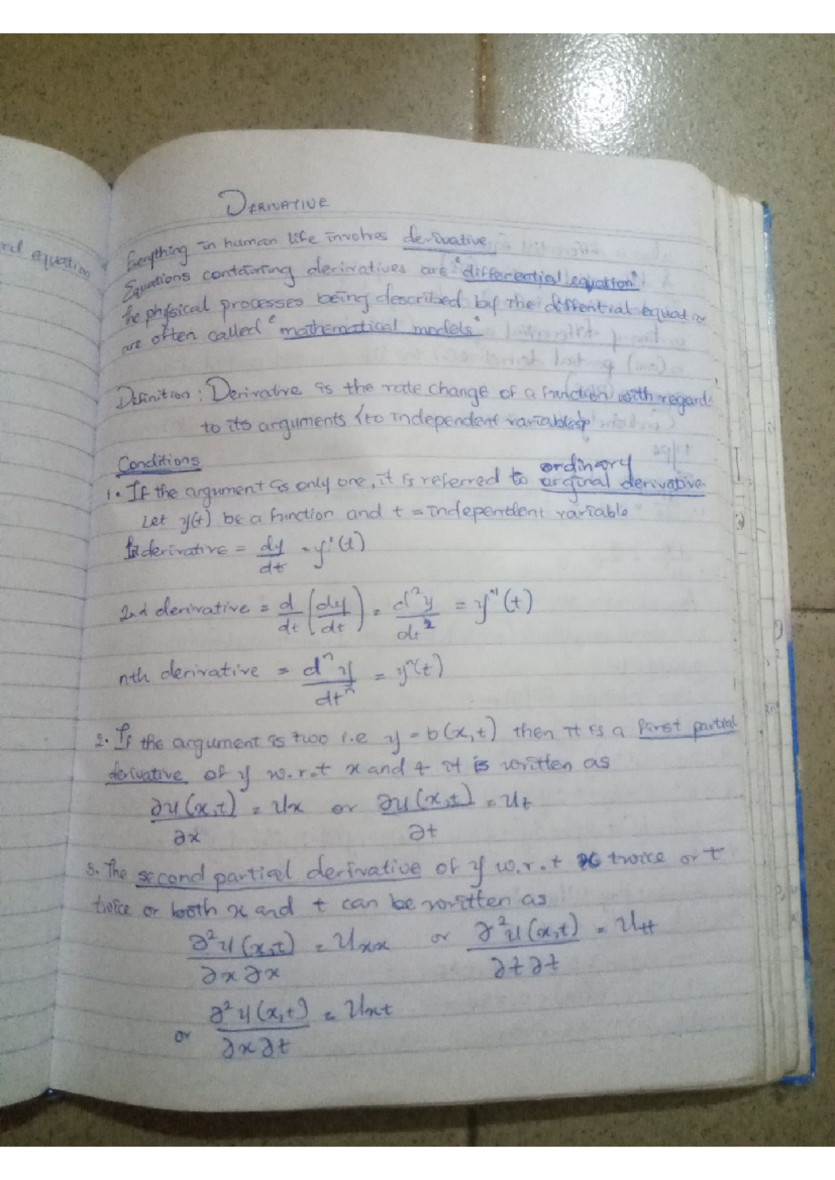 MTS 209 Final Exam Notes: Understanding Differential Equations - Studocu