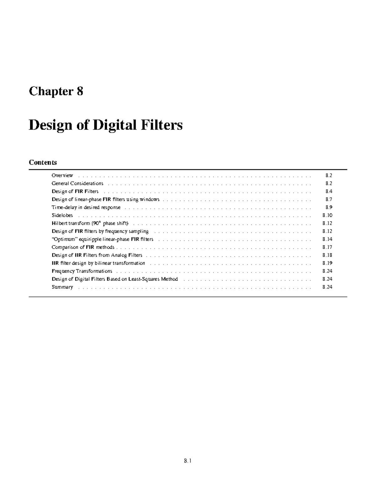 DSP(MOD-4) - Design of Digital Filters for Digital Signal Processing ...