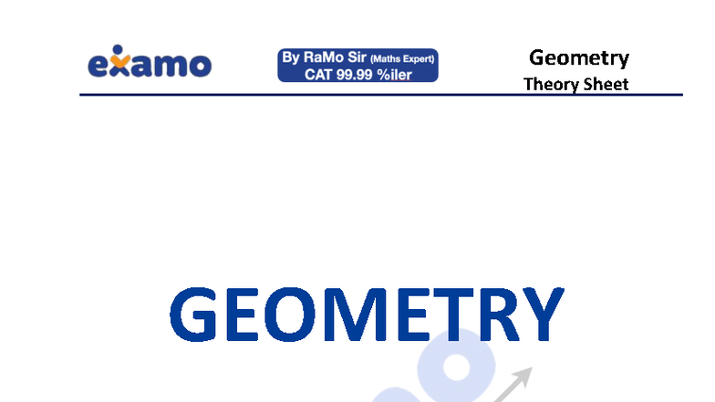 Geometry Theory Sheet for SSC CGL, CHSL, CPO MTS Exam - Studocu