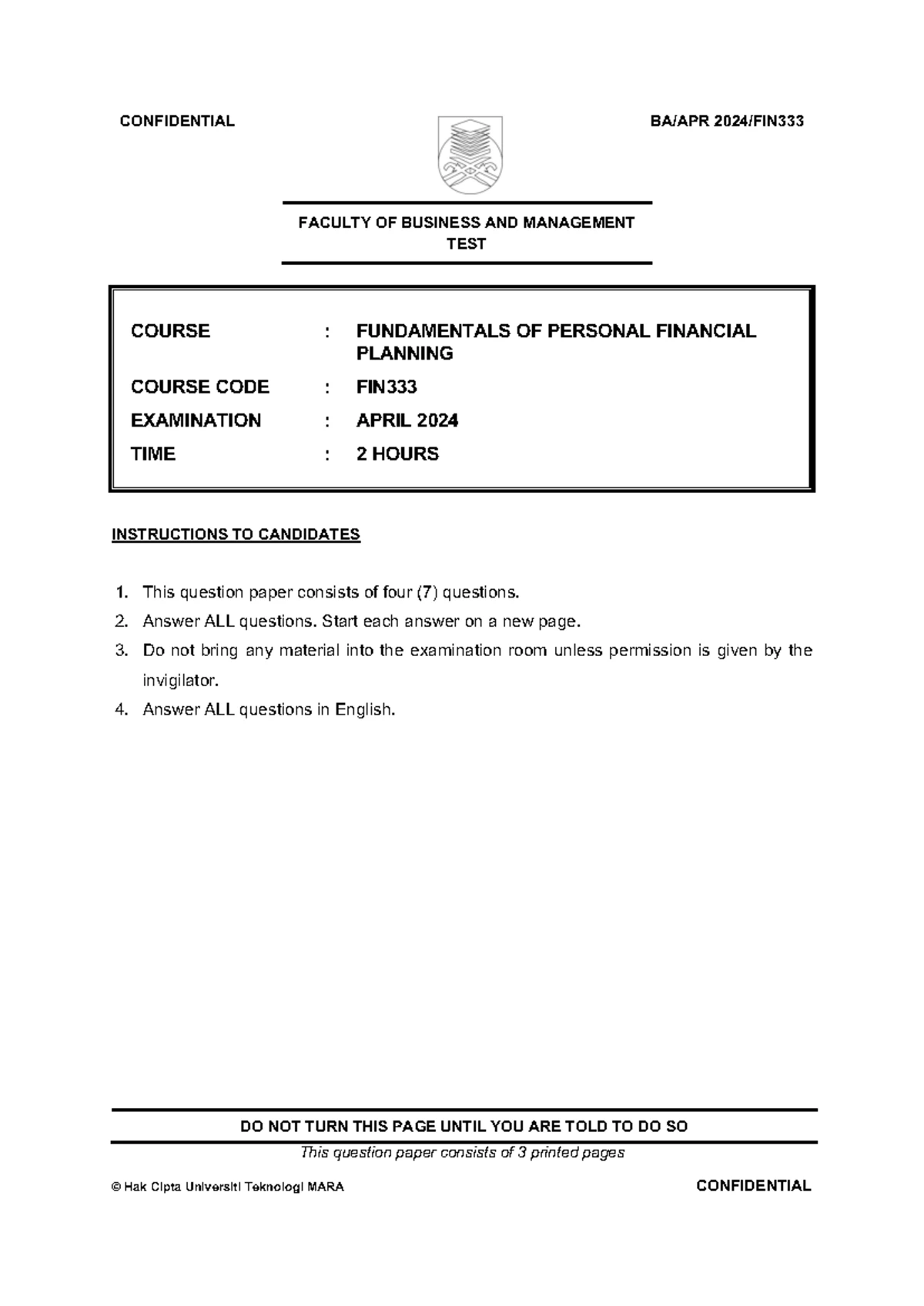 Example HOTS: Microsoft Word, PowerPoint & Excel Exercises (30 Marks ...