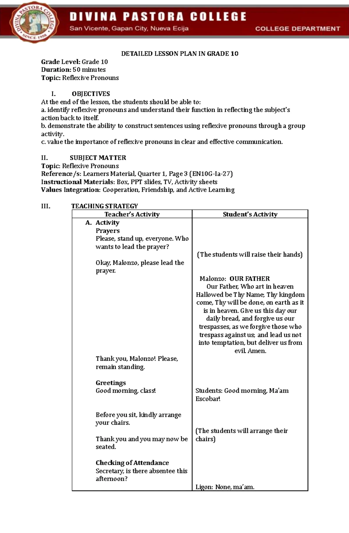 Performance Monitoring and Coaching Form (PMCF) Q1-Q4 Annotations - Studocu