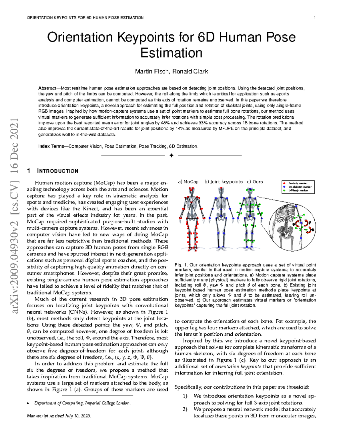 2009 - object detection using keypoint - Orientation Keypoints for 6D ...