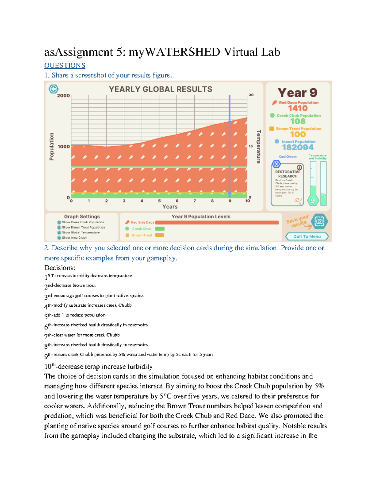 LAB 5-my Watershed - iviigv - asAssignment 5: myWATERSHED Virtual Lab ...