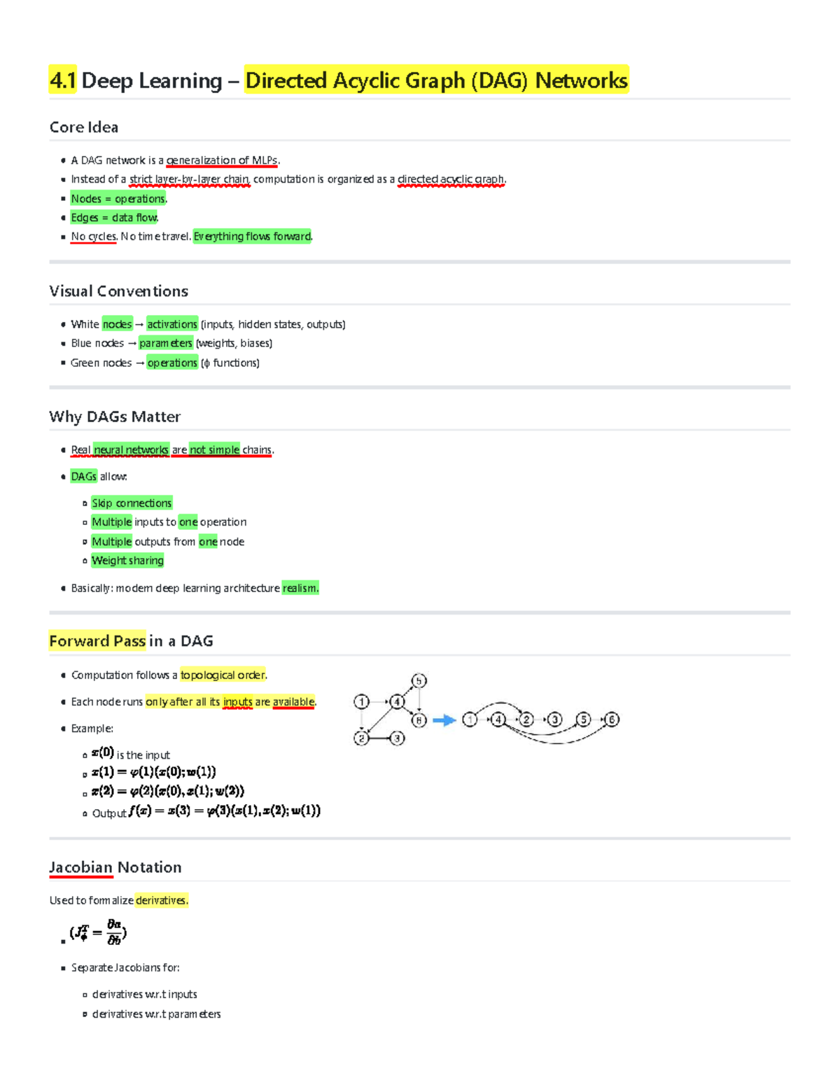4.1 Deep Learning DAG Networks: Concepts & Backpropagation Insights ...