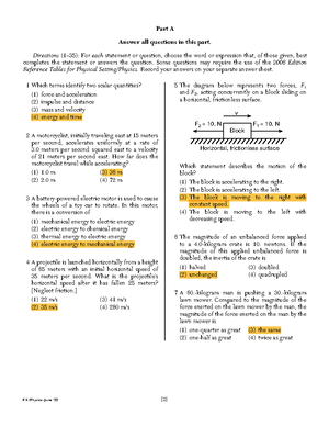 Unit 6 Test Review: Correlation and Scatterplot Analysis - Studocu