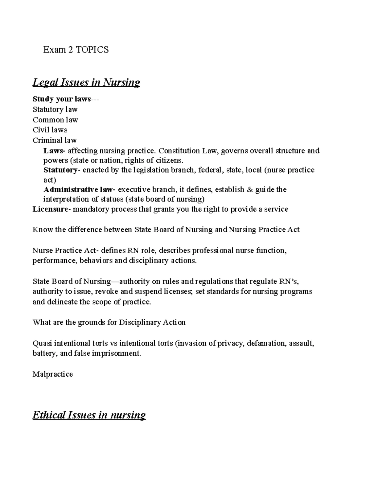 Nursing 212 Peds Final Exam Study Guide Overview (Spring 2024) - Studocu