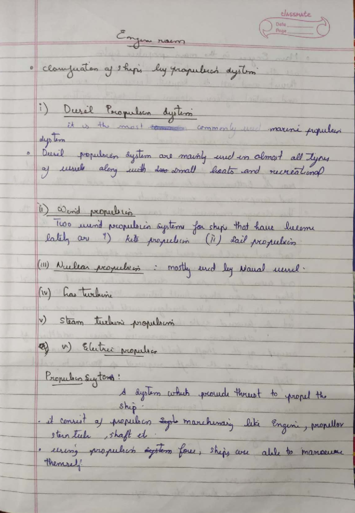 ME 101: Engine Room Propulsion Systems and Fresh Water Generation Notes ...