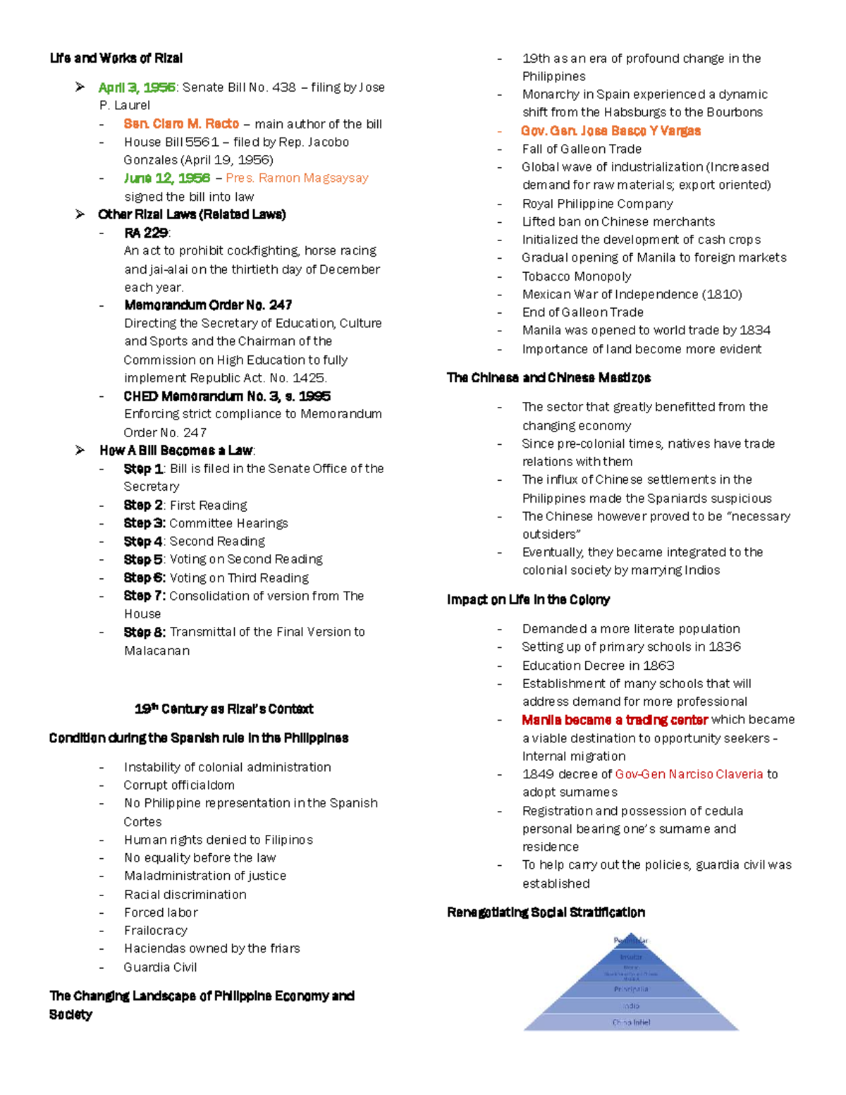 Life and Works of Rizal: Comprehensive Reviewer for Course Code 101 ...