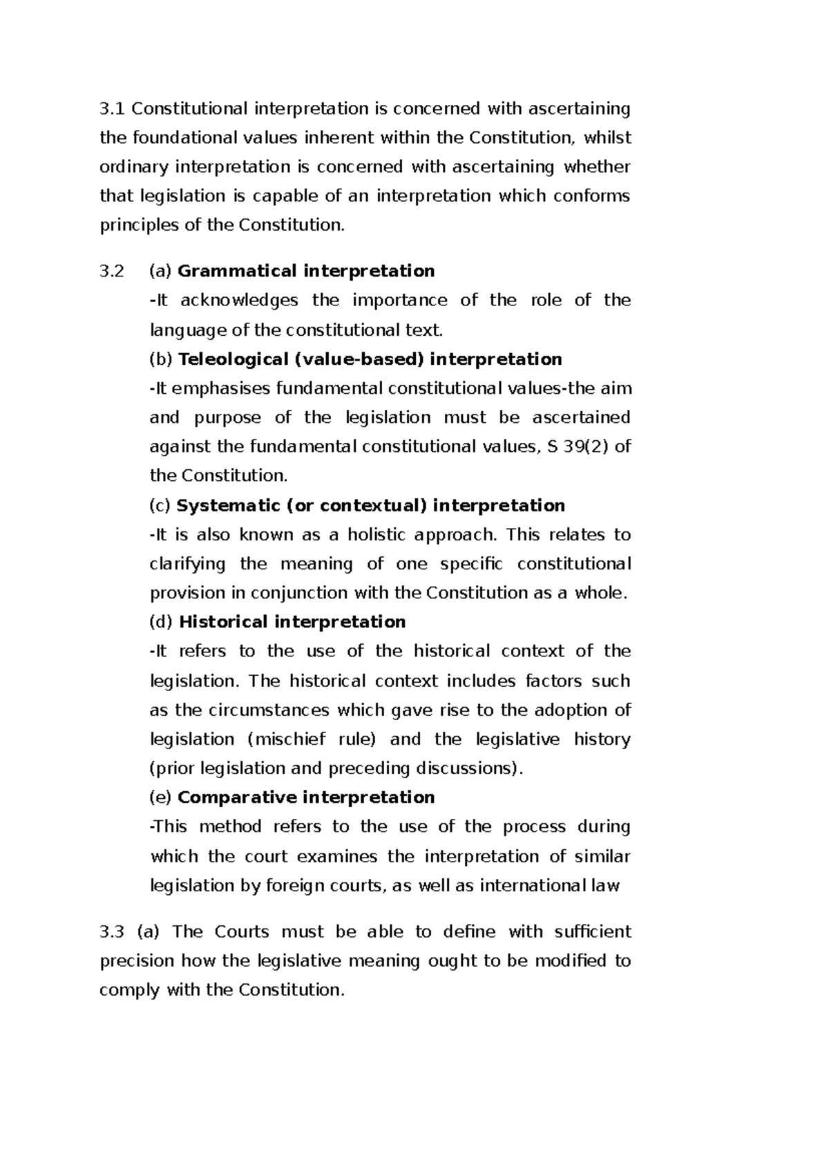 213 - Constitutional Interpretation Methods and Their Implications ...