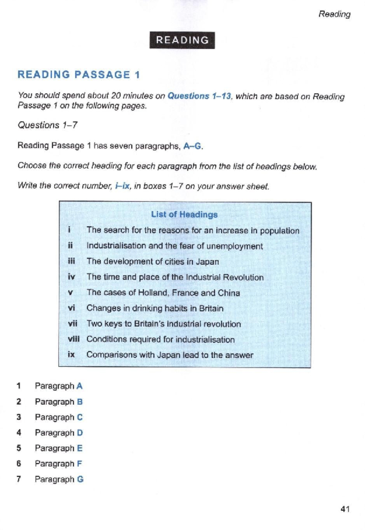 Cambridge IELTS 10 Reading Test 2: Analysis and Questions - Studocu
