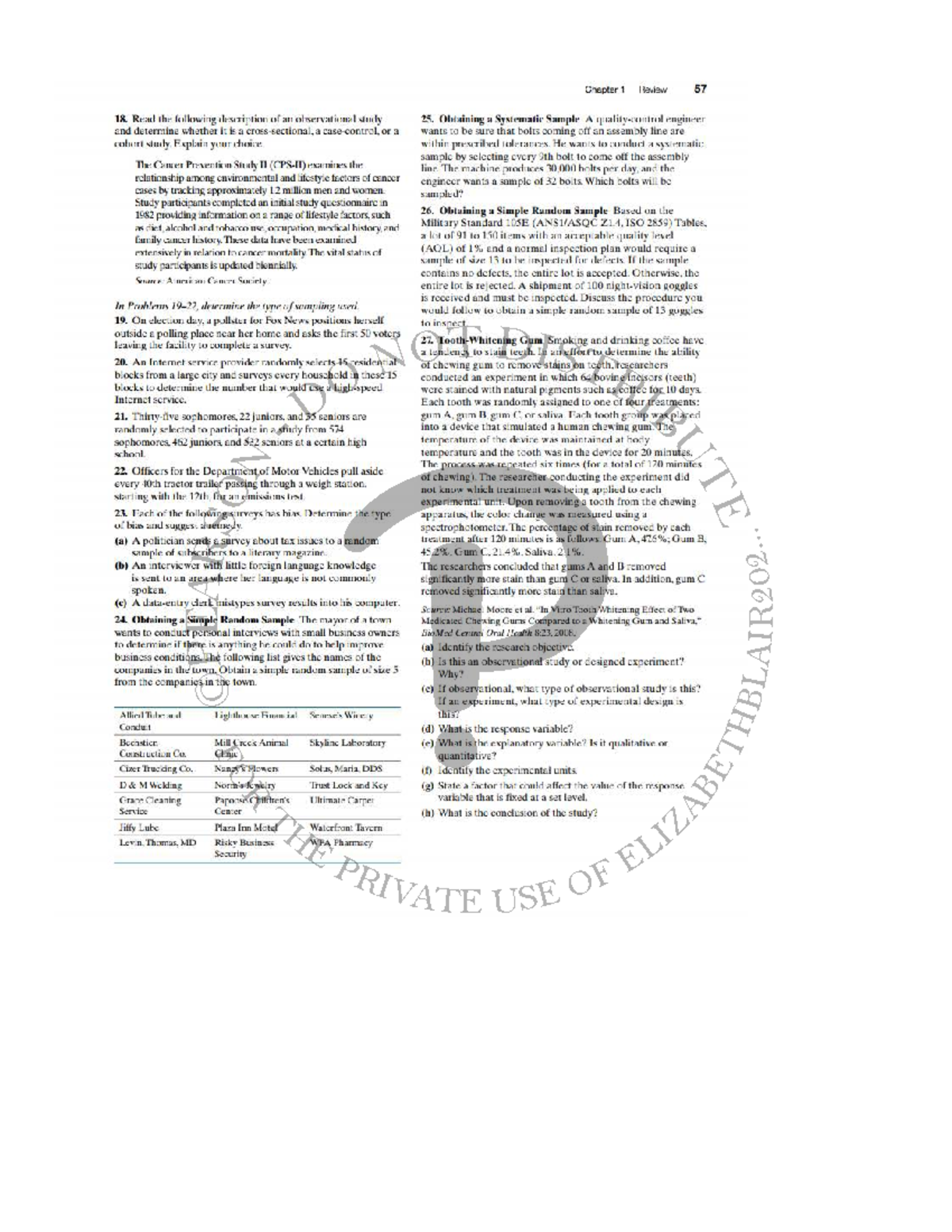 Final Exam Review Notes for ELIZABETH BLAIR - PEARSON Course - MTH 2750 ...