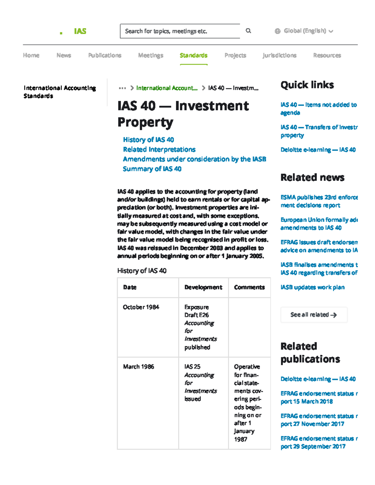 IAS 40 investment property: Overview, history, and key considerations ...