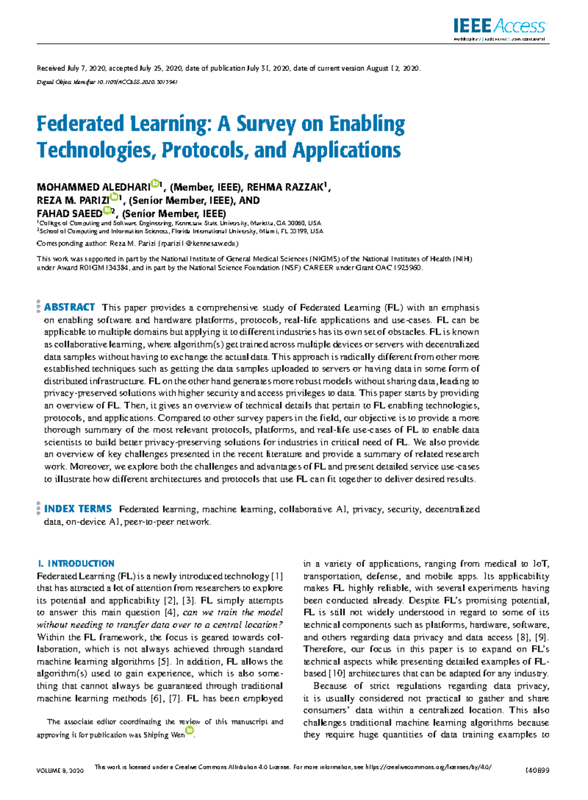 Federated Learning: A Comprehensive Survey on Technologies ...