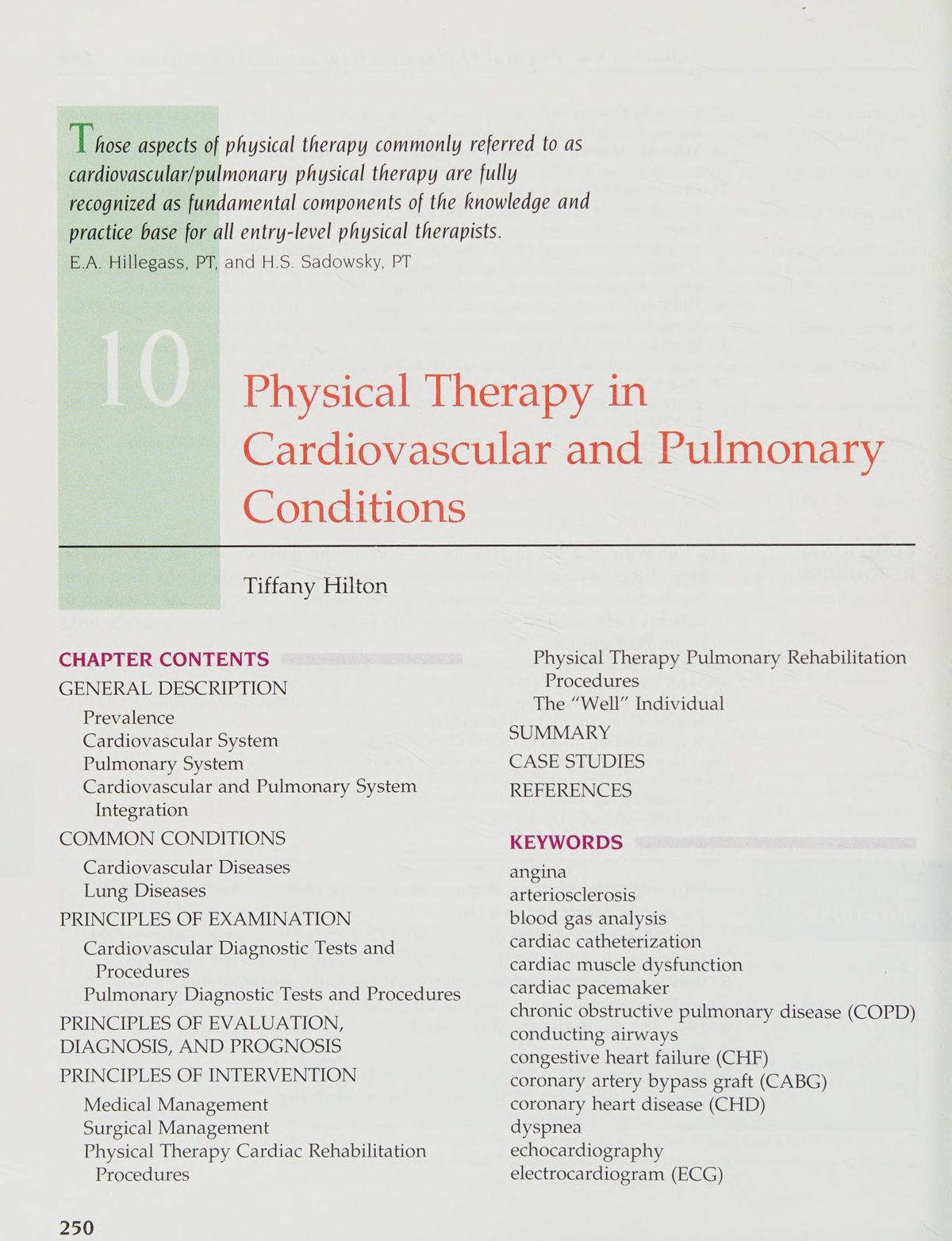 Final Exam Study Guide for Course XYZ: Cardiovascular & Pulmonary PT ...