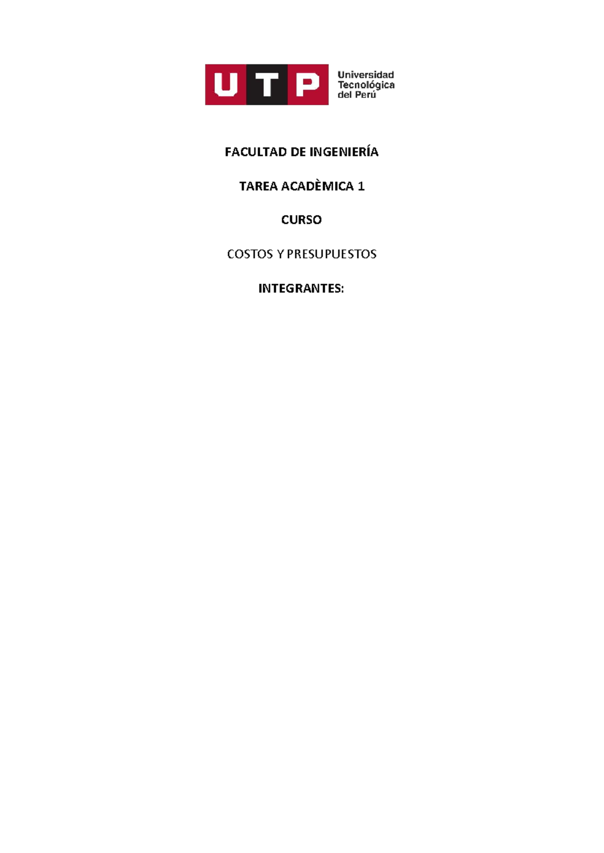 TA 1: Costos y Presupuestos en Empresas Comerciales e Industriales ...
