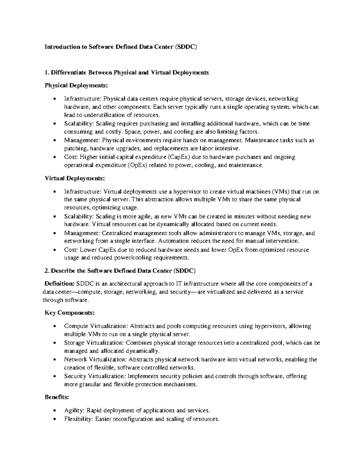 Introduction to Software Defined Data Center (SDDC): Concepts ...