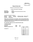 FIT1045 - Monash - Introduction to Algorithm and Python - Studocu