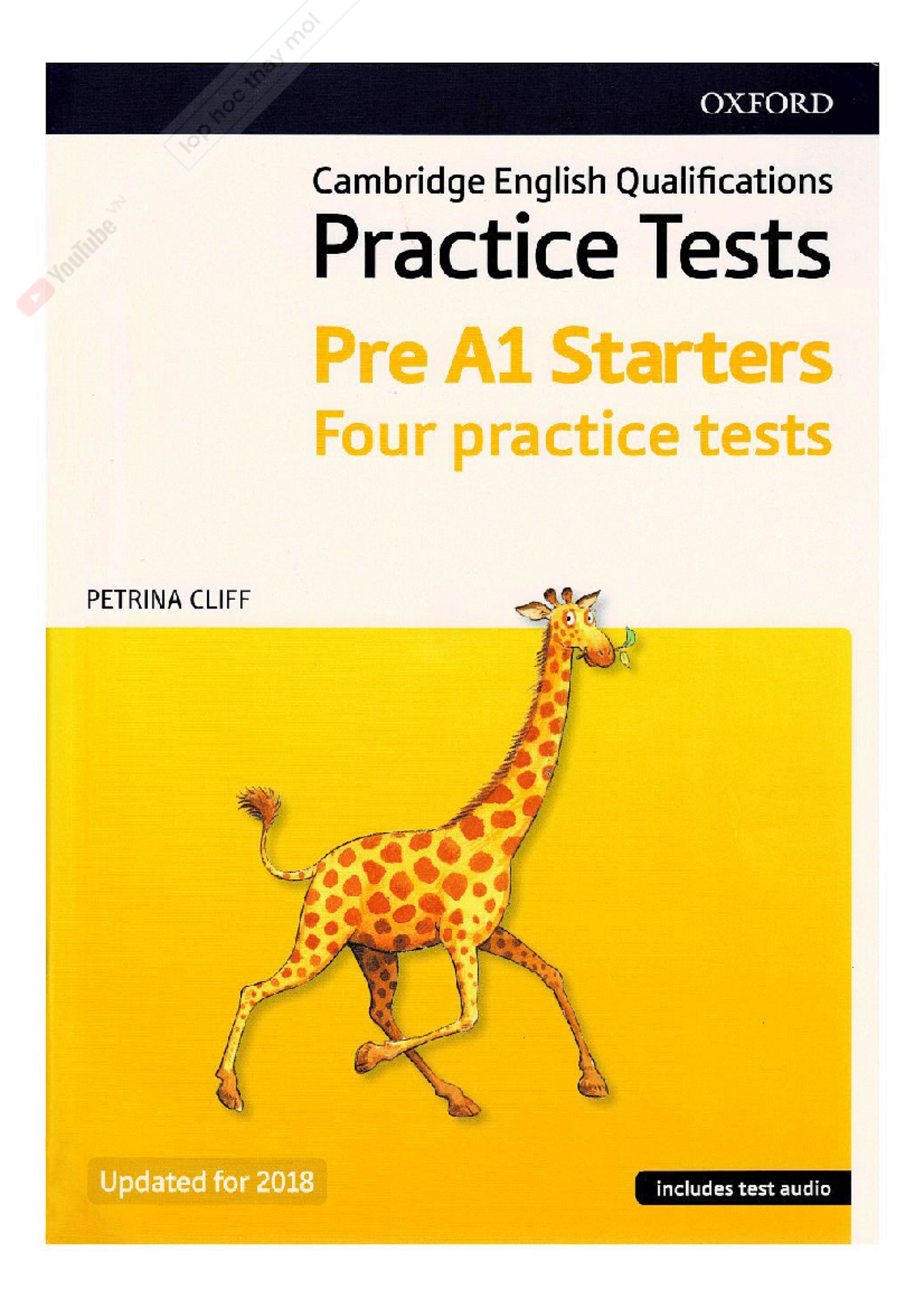 Cambridge English Pre A1 Starters FOUR Practice Test Overview - Studocu