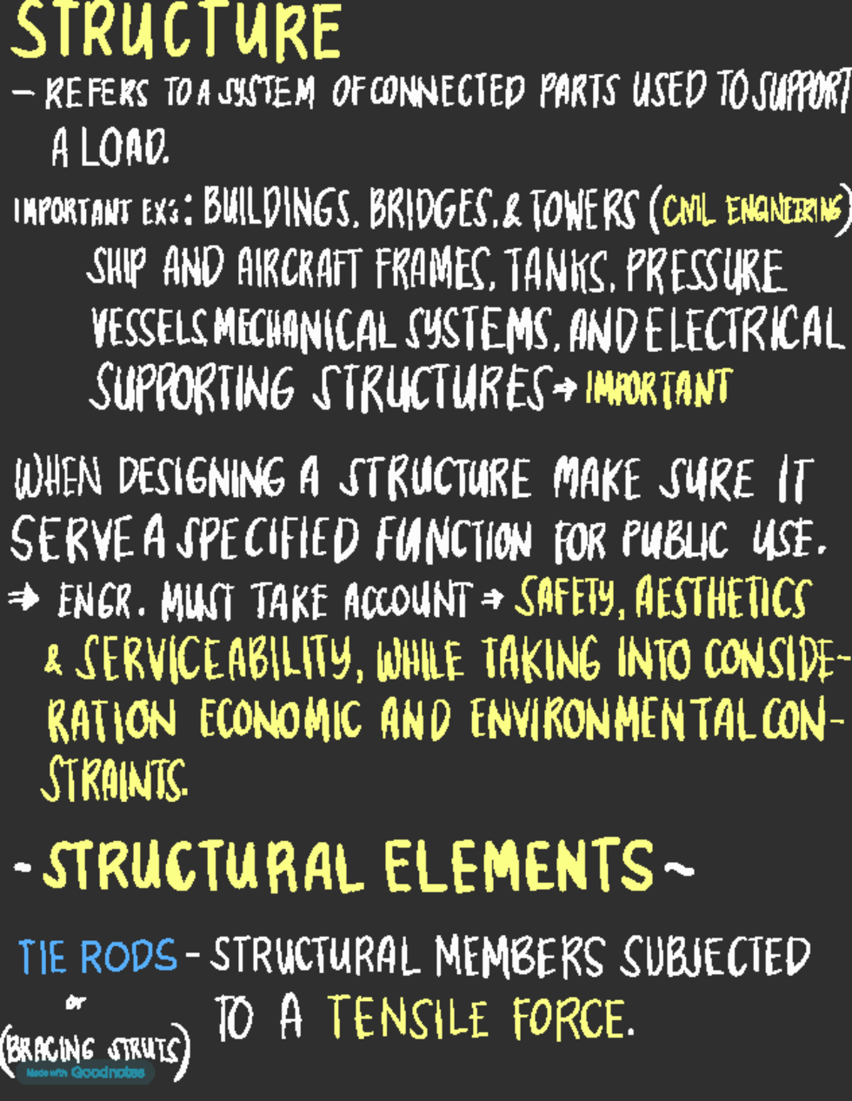 Structural Theory - ST Notes for Civil Engineering (CIIL) - Studocu
