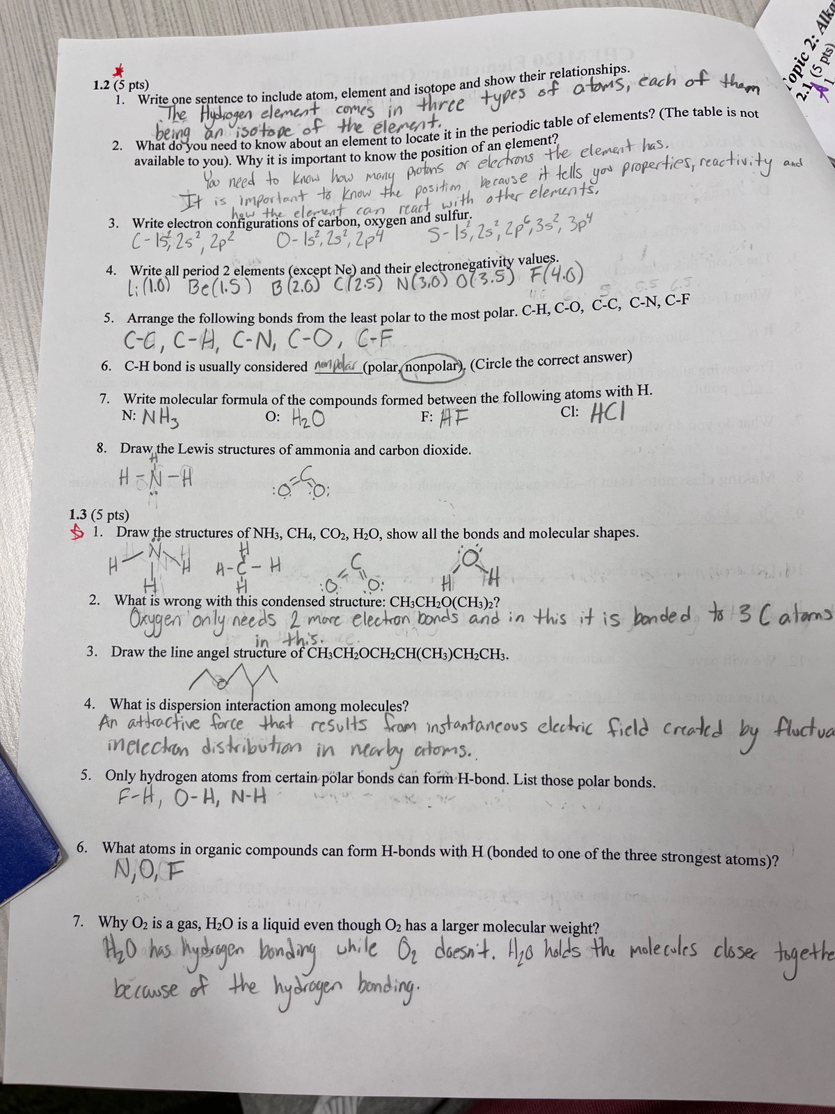 Final Exam Study Guide - Course Code: ABC123 - 1 (5 pts) 1. Write and ...