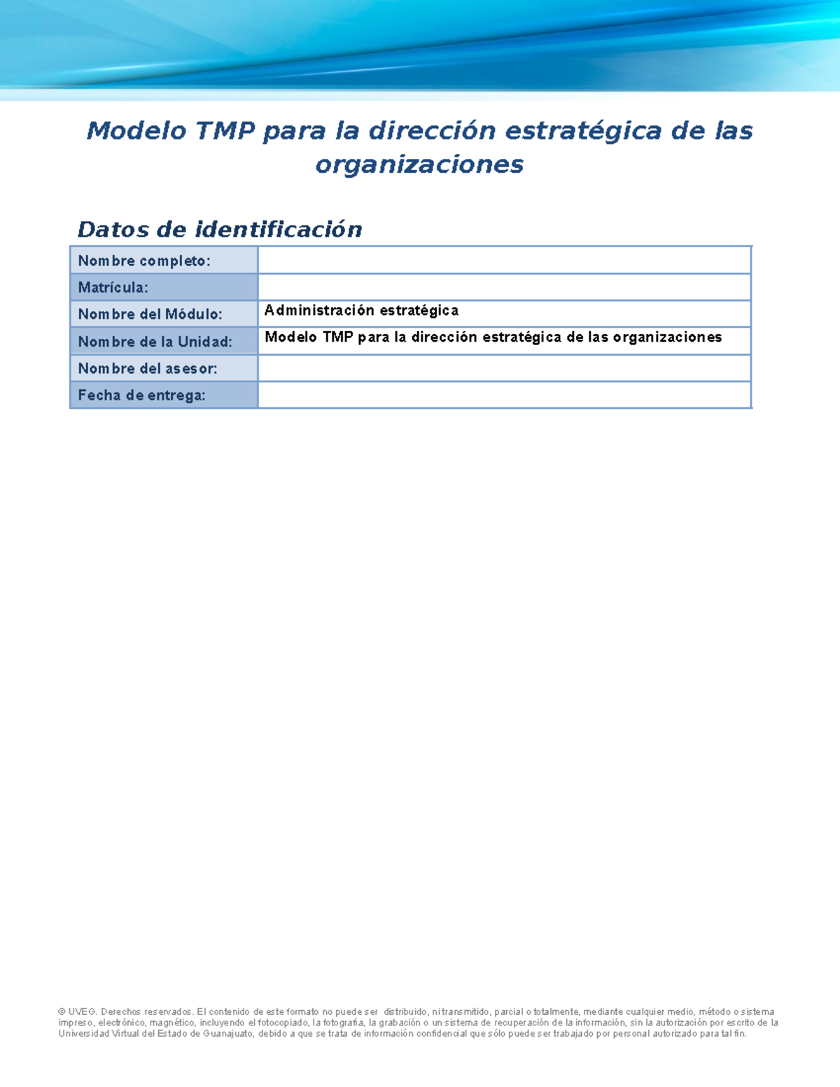 Modelo TMP en Dirección Estratégica: Análisis de Coppel - UVEG - Document Preview