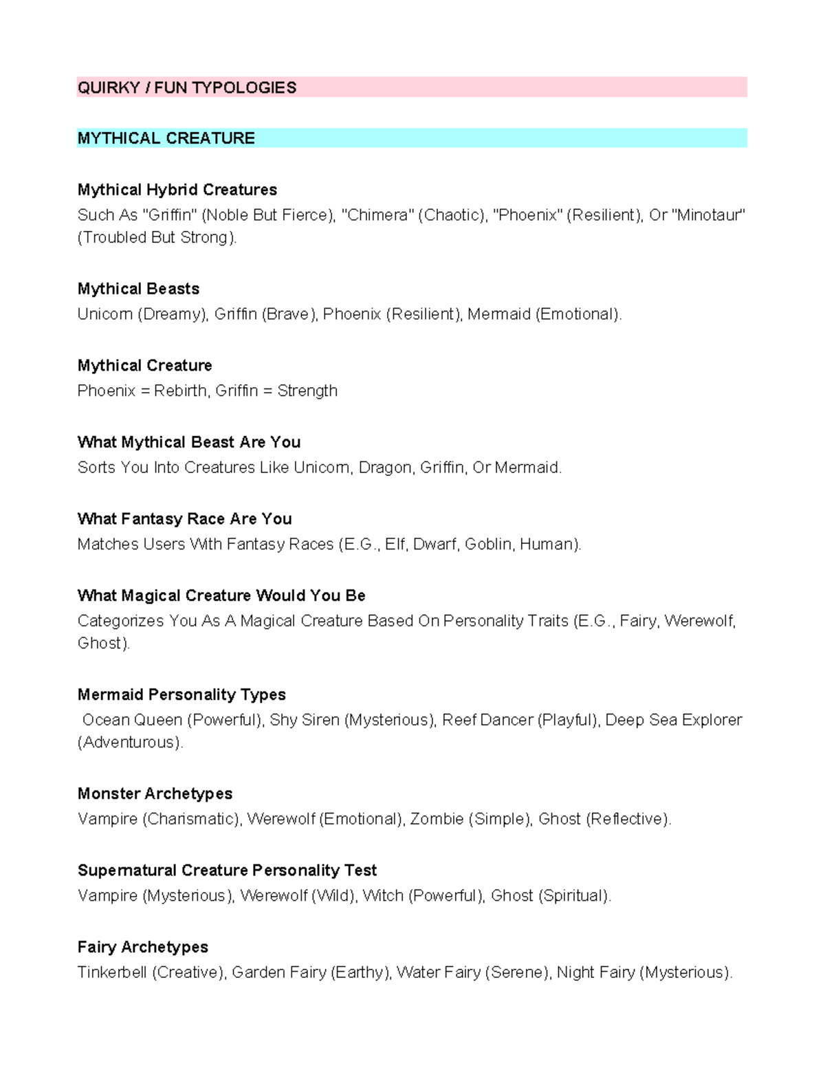 Exploring Archetypes: A Guide to Cultural & Personality Typologies ...