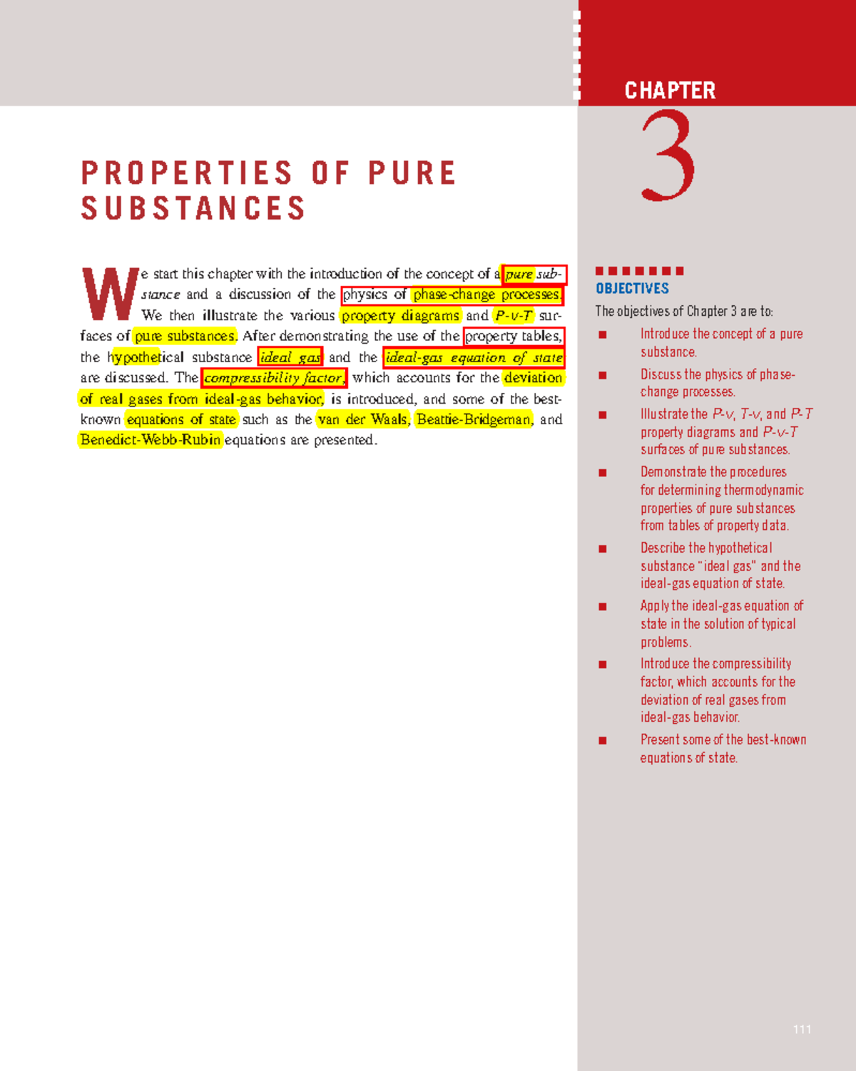 CHAPTER 3 LECTURE NOTES ON PROPERTIES OF PURE SUBSTANCES - Studocu