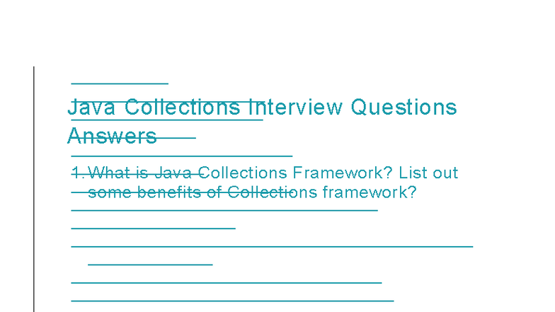 40 Java Collections Interview Questions and Answers - Java Collections ...