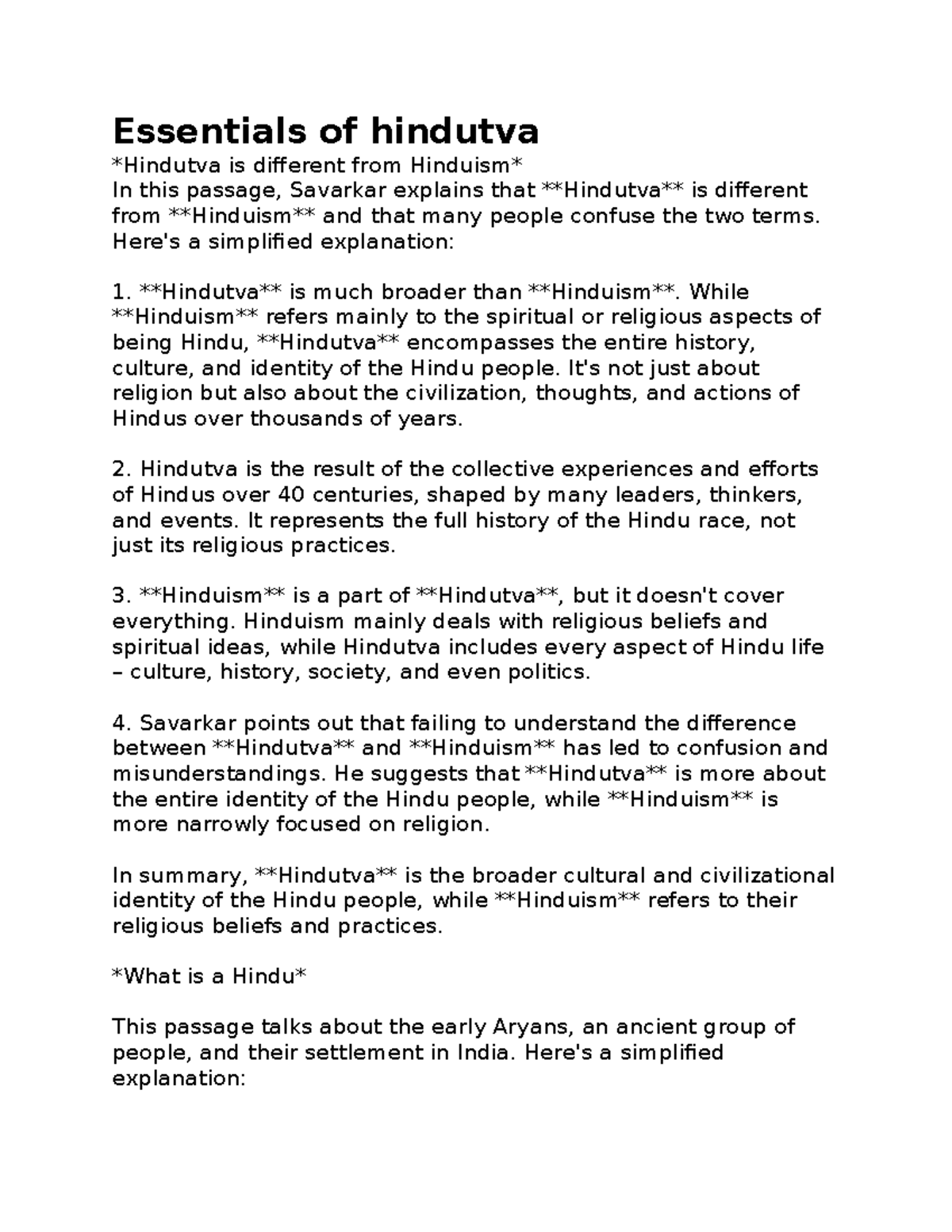 Essentials of Hindutva: Understanding Cultural Identity and History ...