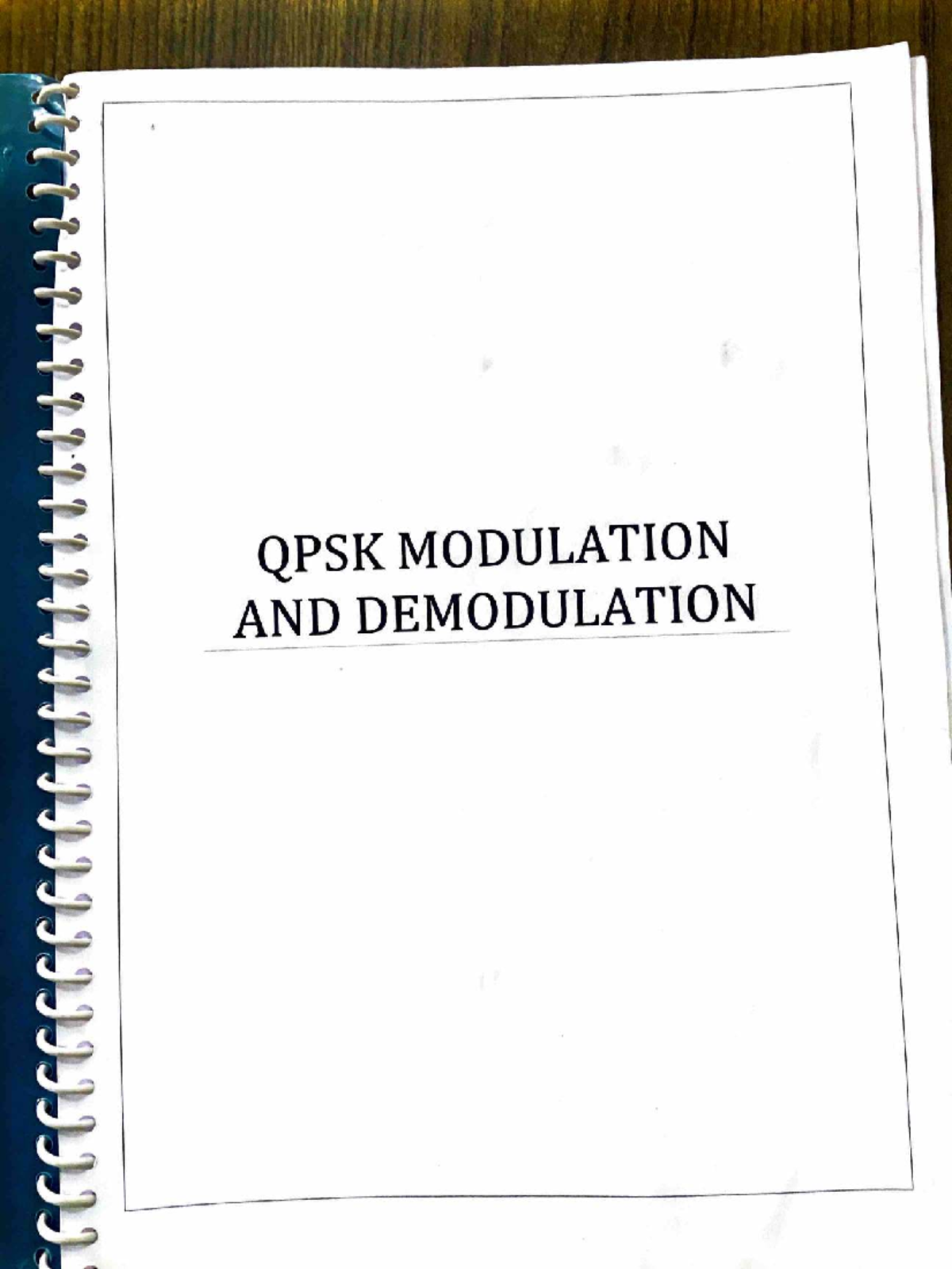 QPSK & DPSK Modulation and Demodulation Notes - Studocu