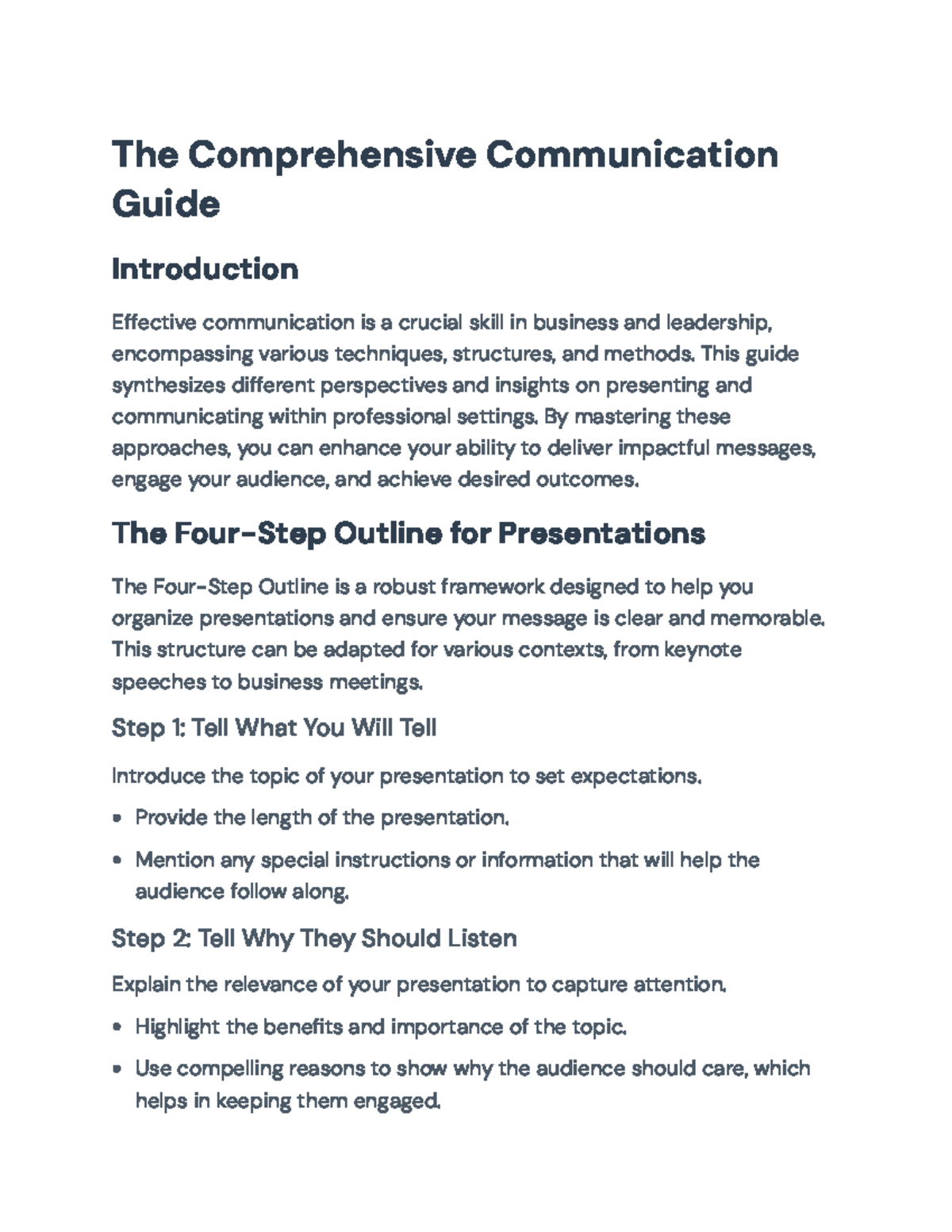 Effective Communication Guide: Strategies for Business & Leadership ...